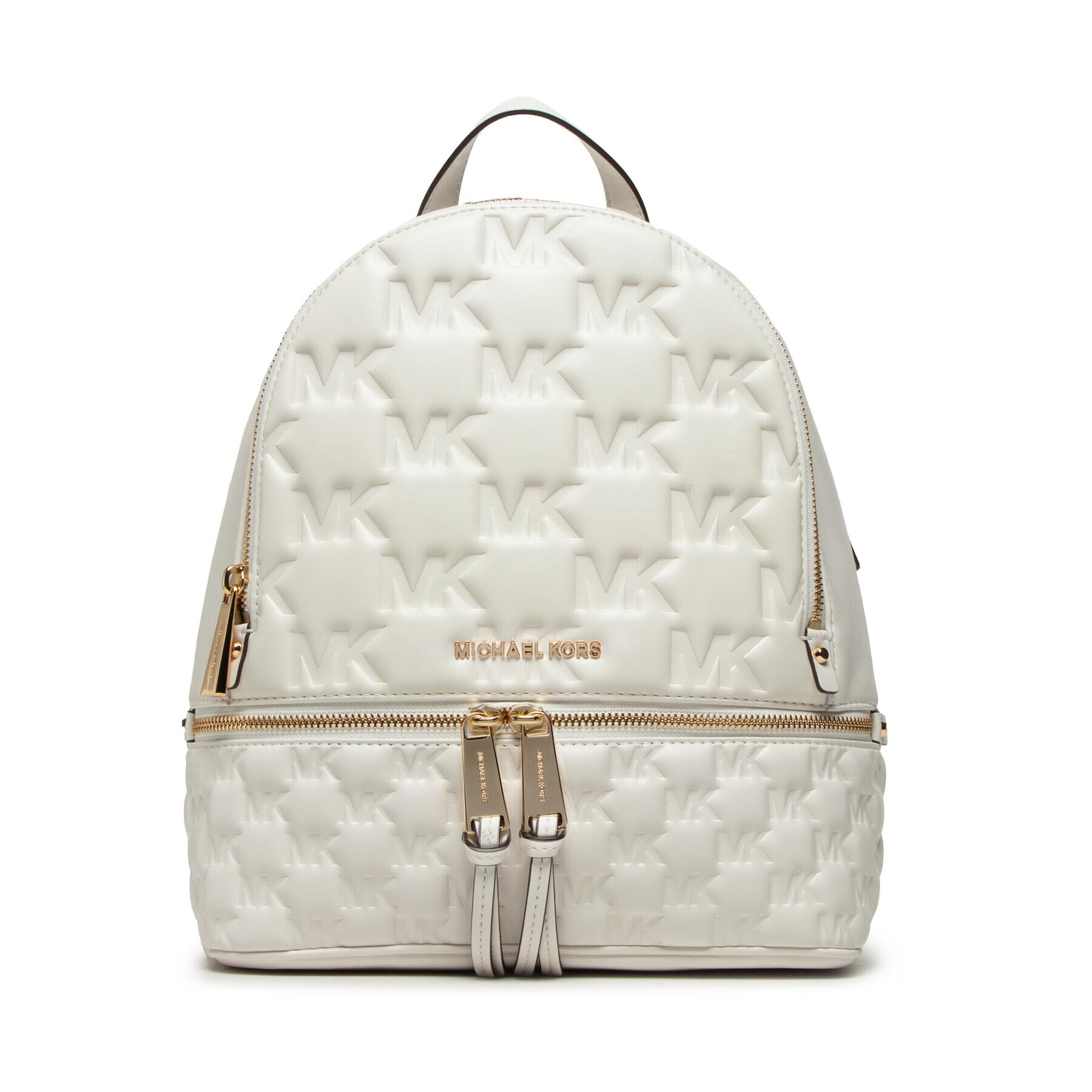 MICHAEL Michael Kors Раница Rhea Zip 30S2GEZB2L Бял - Pepit.bg