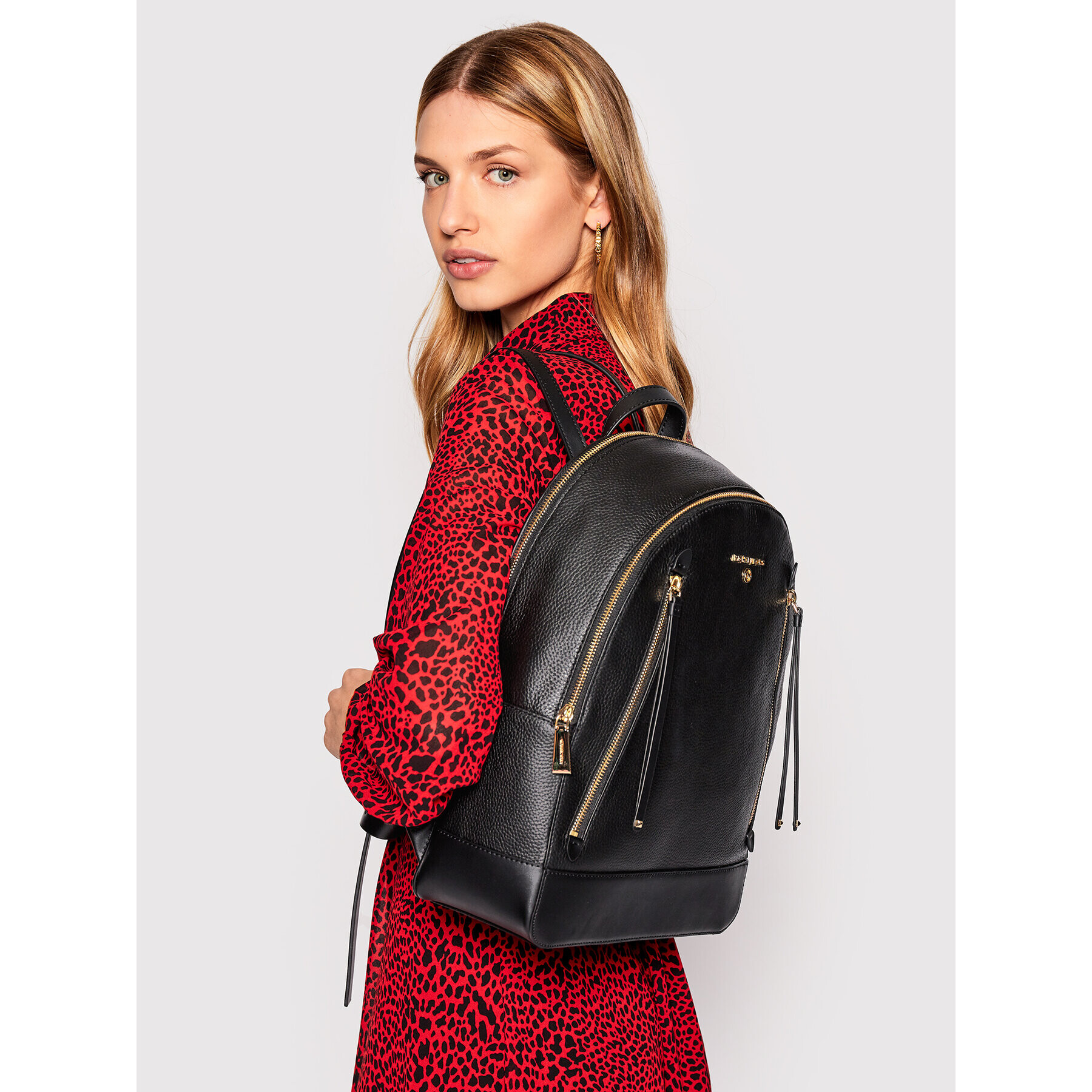 MICHAEL Michael Kors Раница Brooklyn 30H1GBNB7L Черен - Pepit.bg