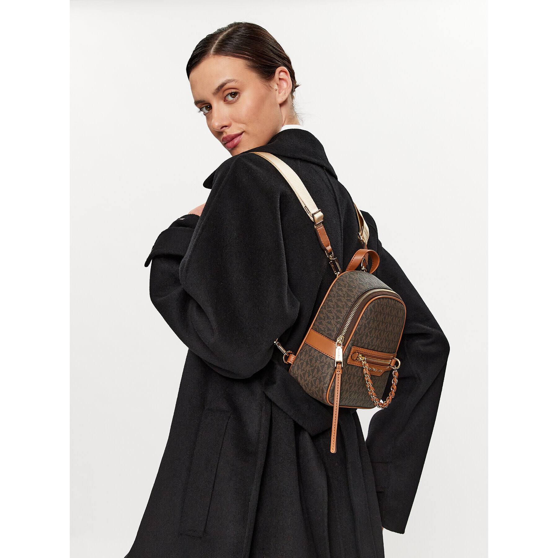 MICHAEL Michael Kors Раница Elliot 30F3G5EB0B Кафяв - Pepit.bg