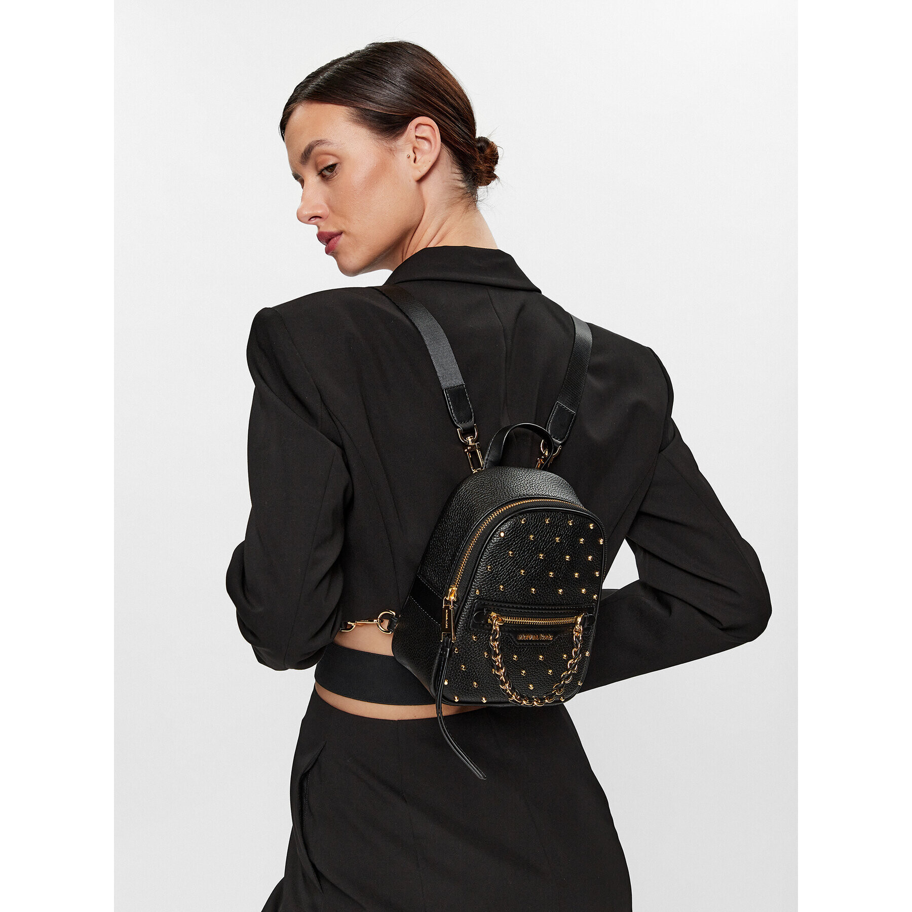 MICHAEL Michael Kors Раница Elliot 30F3G5EB0Y Черен - Pepit.bg