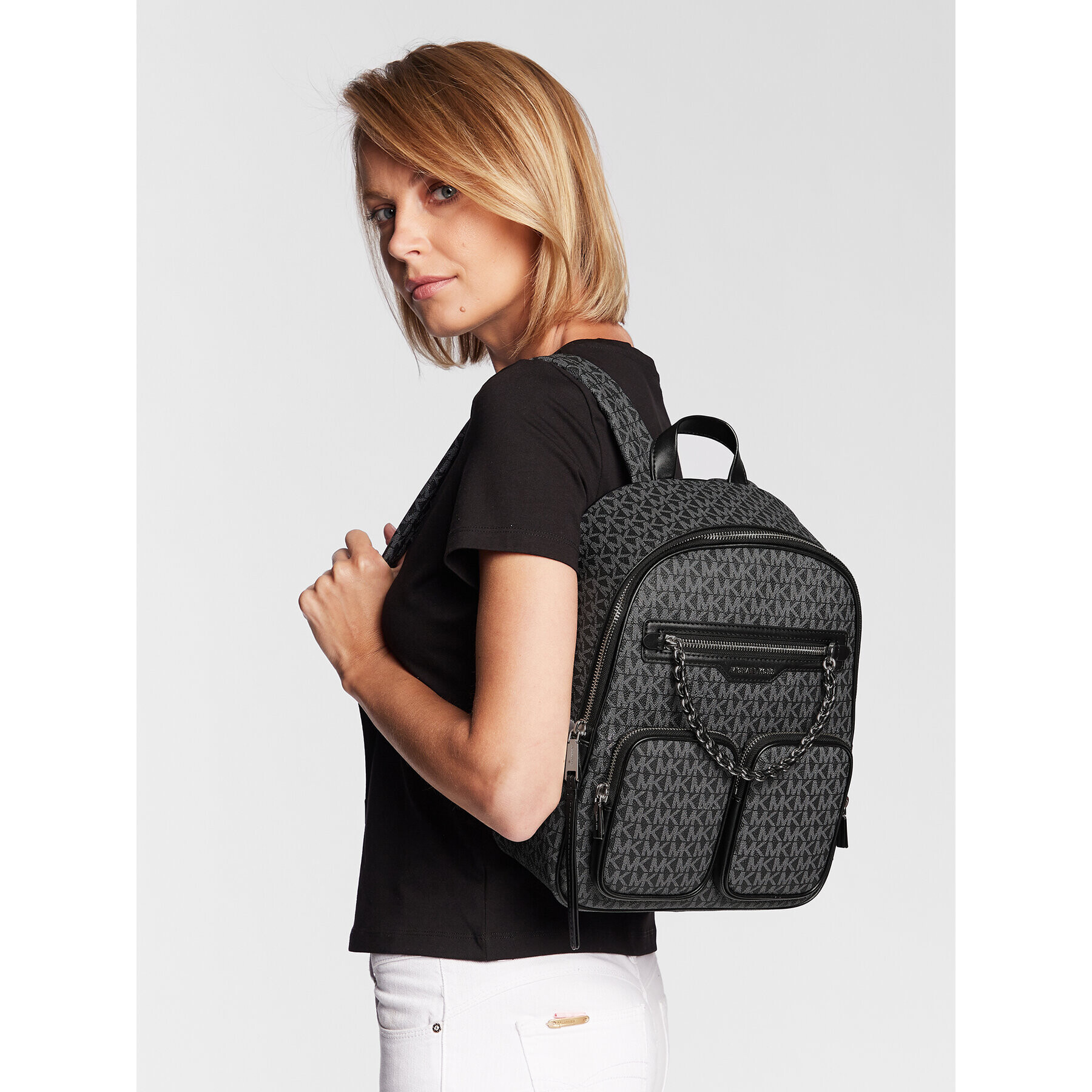 MICHAEL Michael Kors Раница Elliot 30R3S5EB2B Черен - Pepit.bg