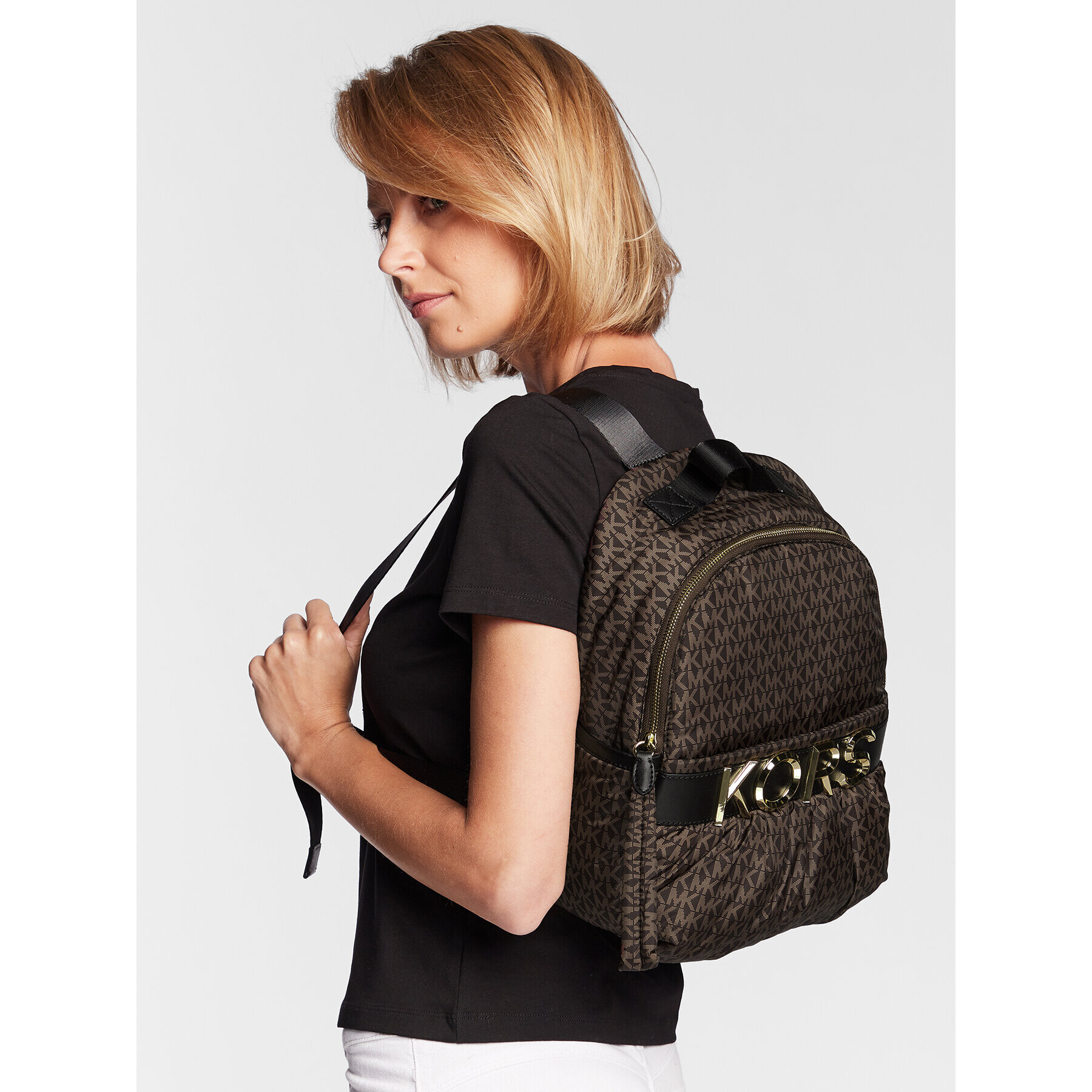 MICHAEL Michael Kors Раница Leonie 30R3G3LB2B Кафяв - Pepit.bg