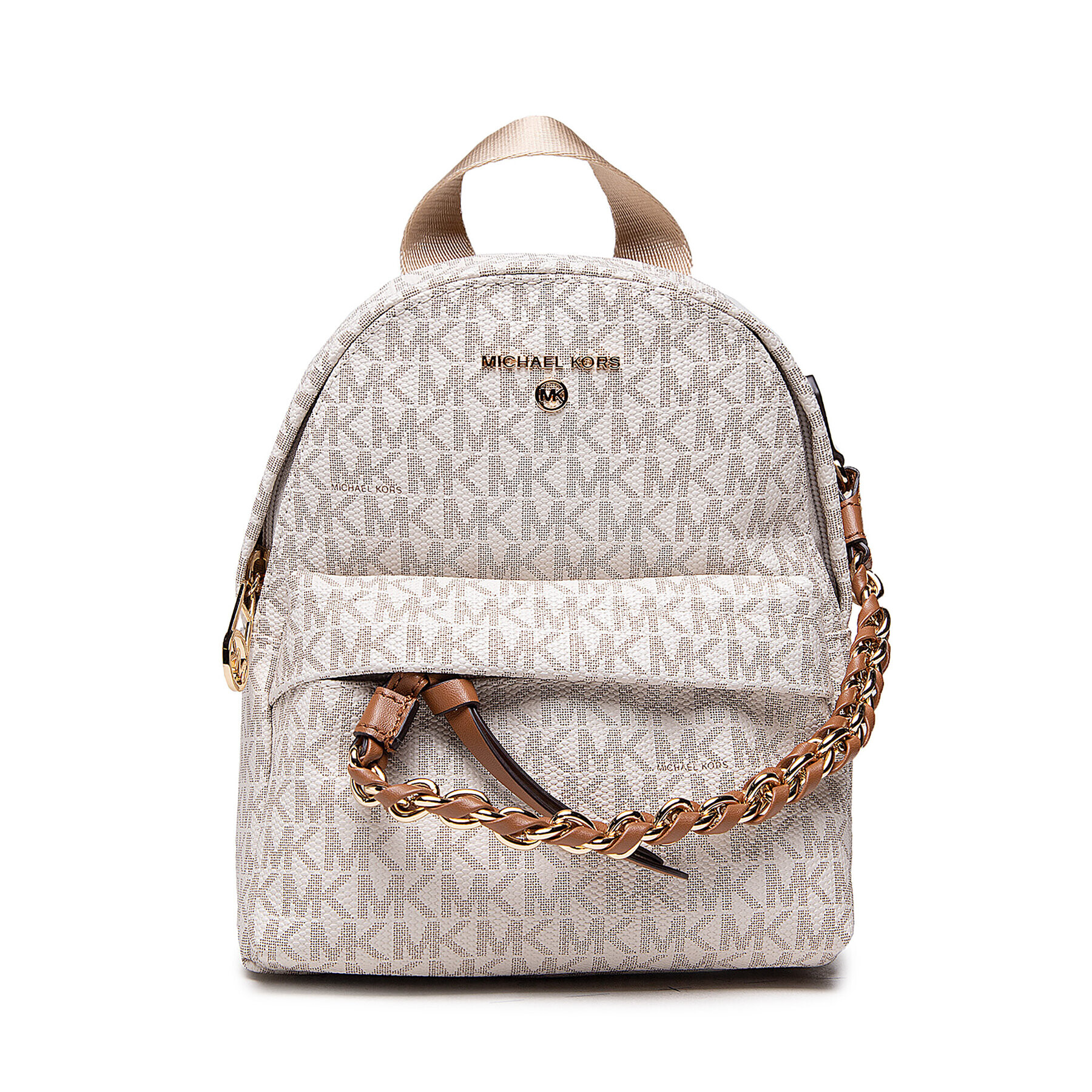 MICHAEL Michael Kors Раница Slater 30T0G04B0B Бял - Pepit.bg