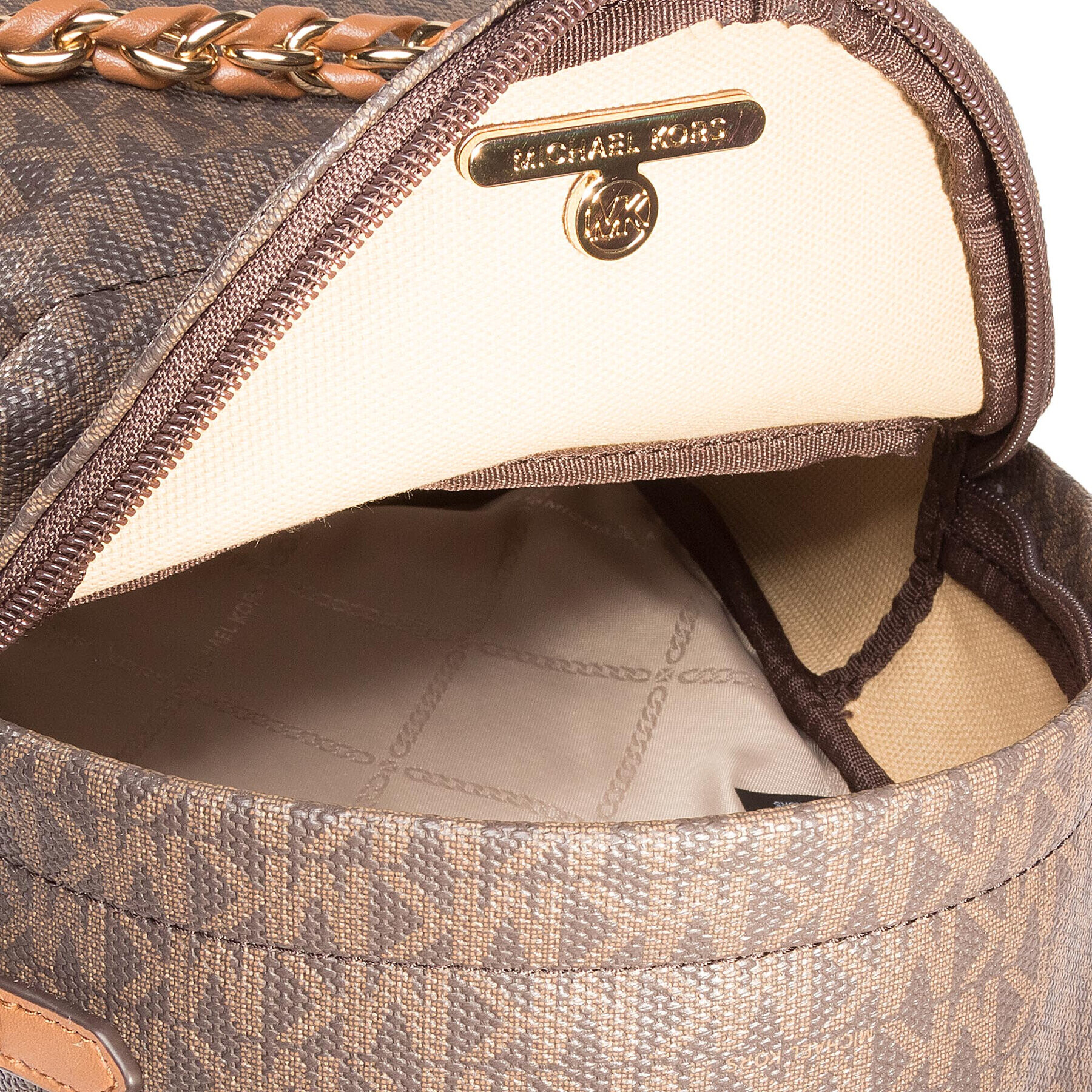 MICHAEL Michael Kors Раница Slater 30T0G04B0B Кафяв - Pepit.bg