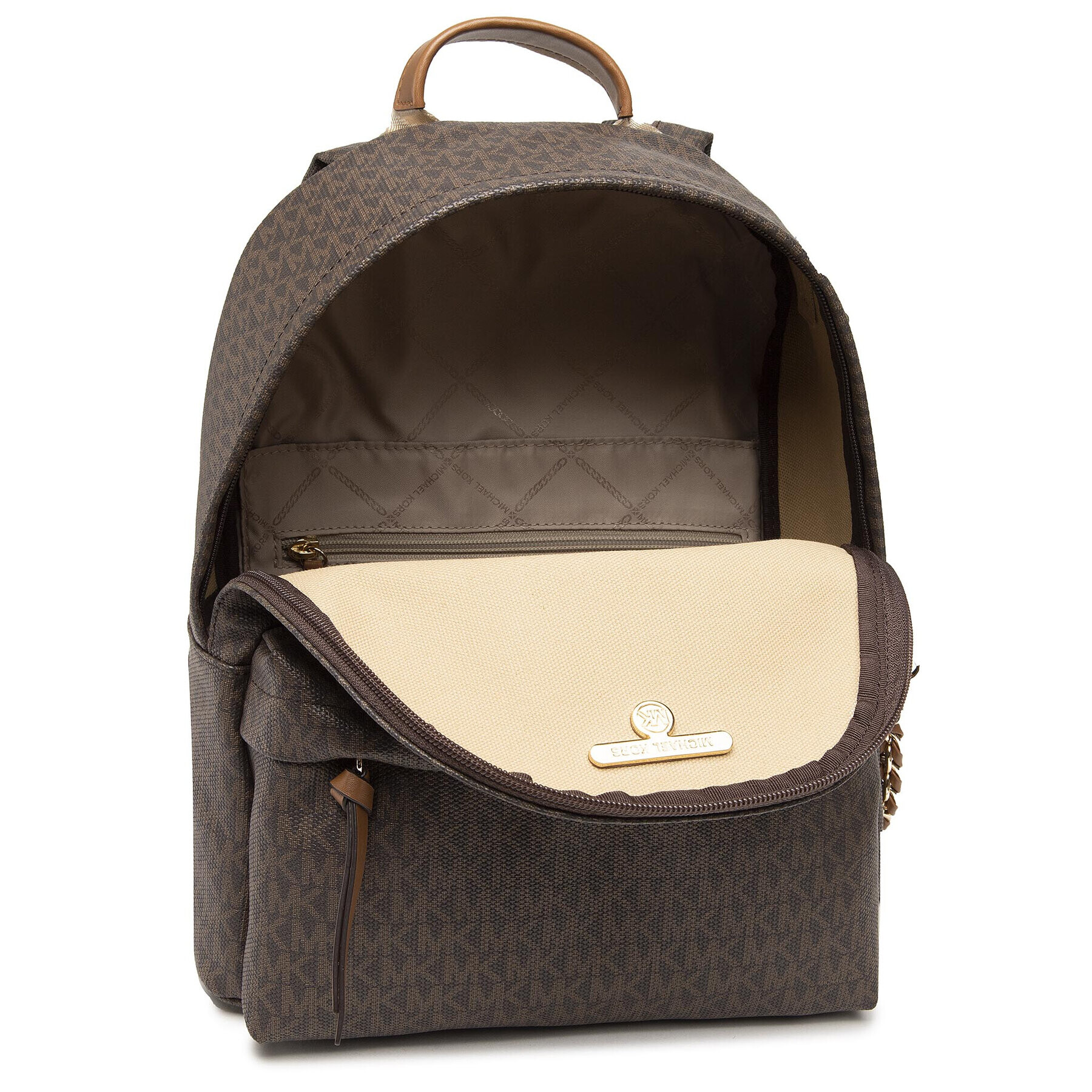 MICHAEL Michael Kors Раница Slater 30T0G04B6B Кафяв - Pepit.bg