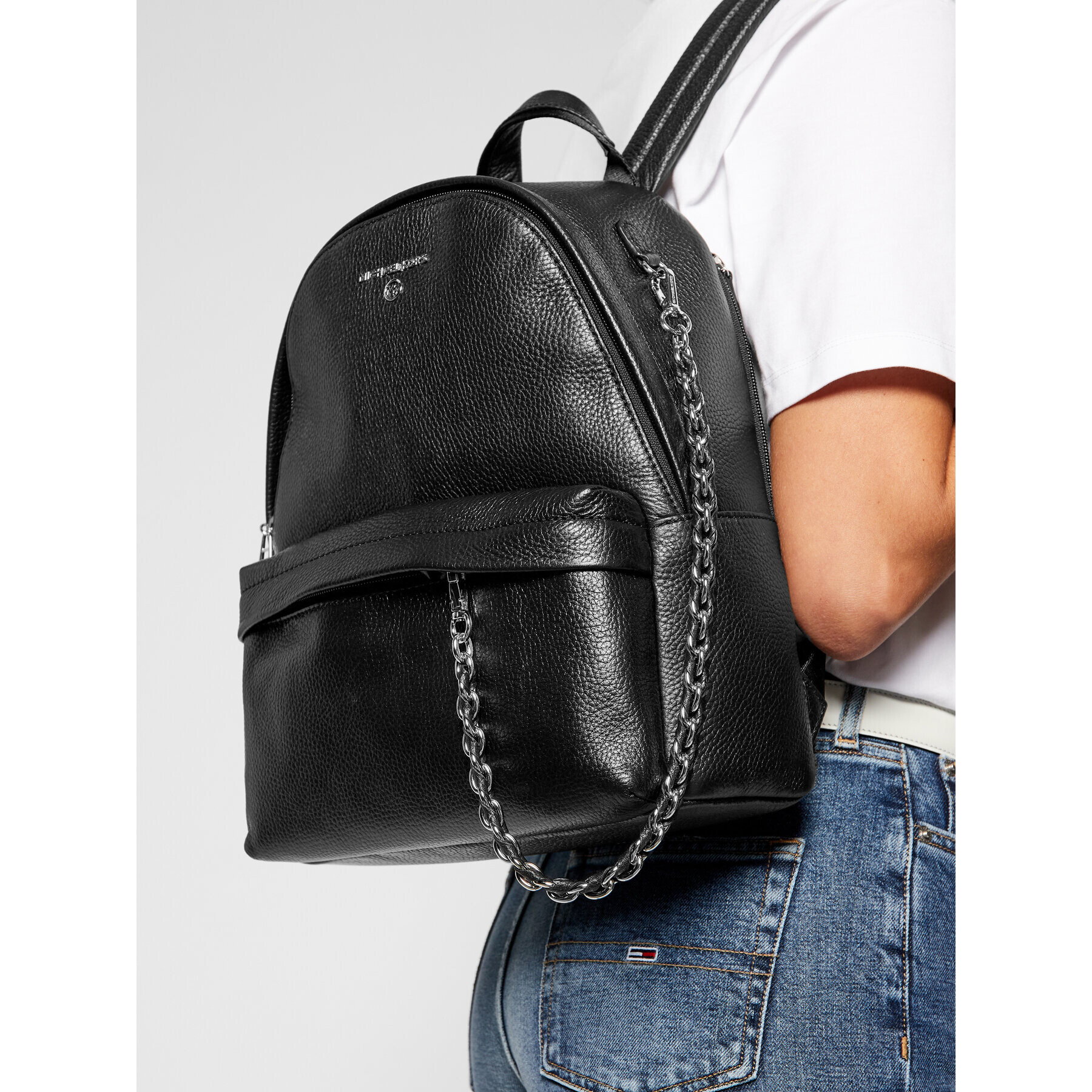 MICHAEL Michael Kors Раница Slater 30T0S04B1L Черен - Pepit.bg