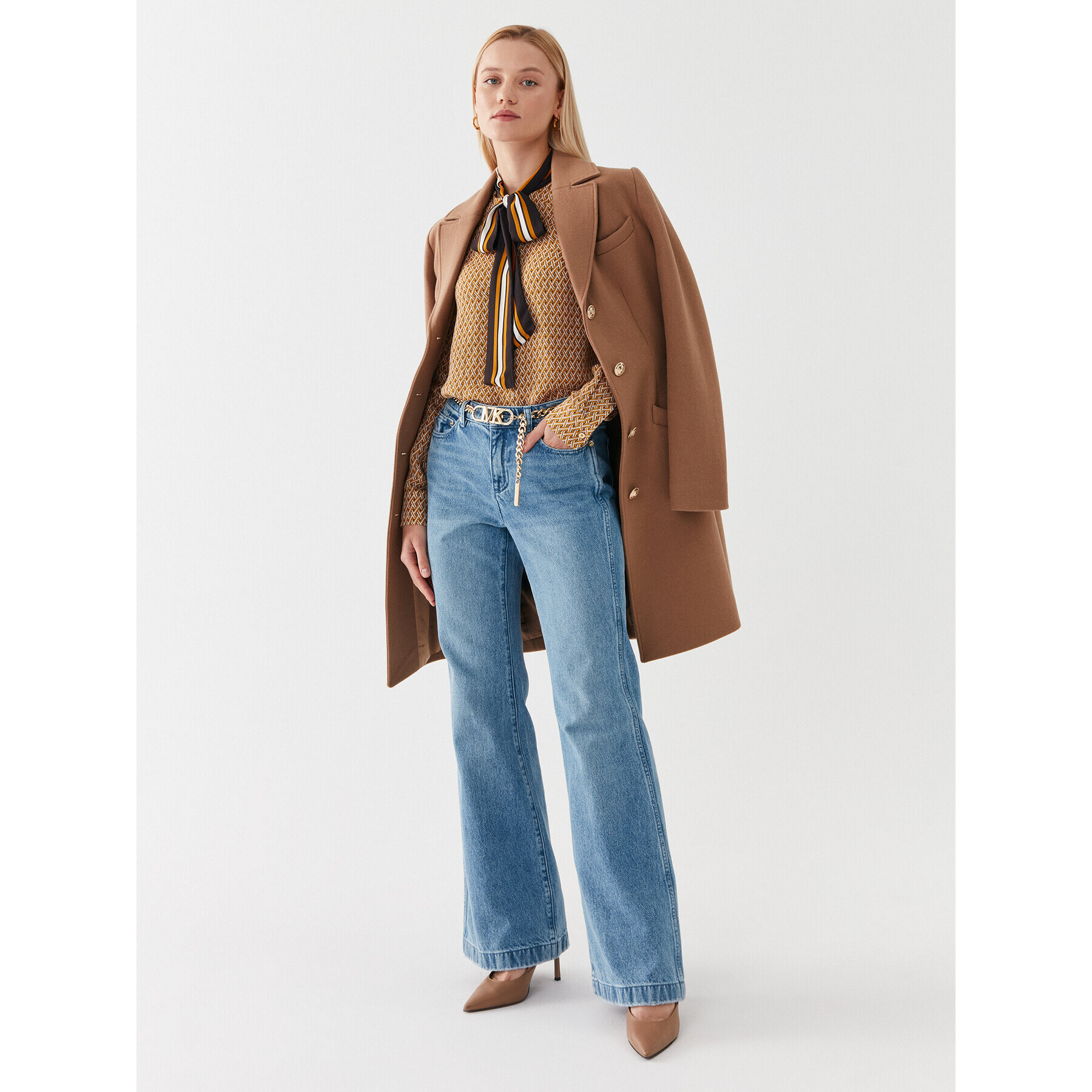 MICHAEL Michael Kors Риза MF340I8AR4 Цветен Relaxed Fit - Pepit.bg