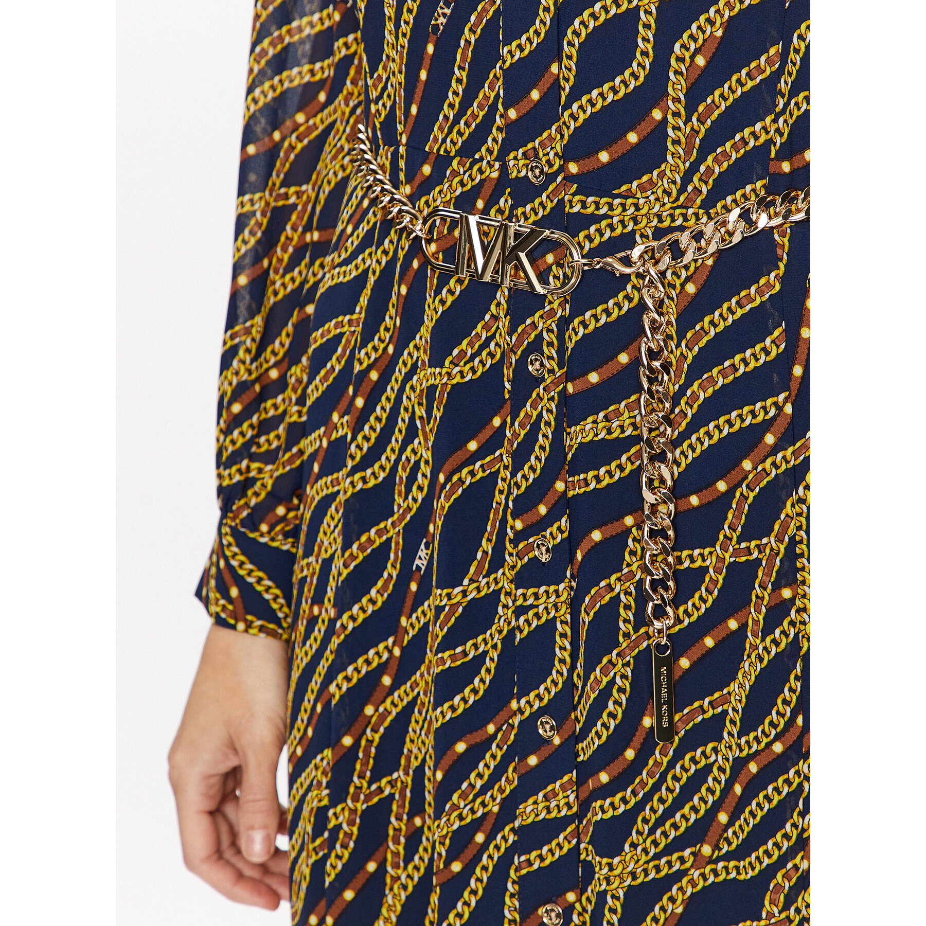 MICHAEL Michael Kors Рокля тип риза Kate MS38Y468EV Цветен Regular Fit - Pepit.bg