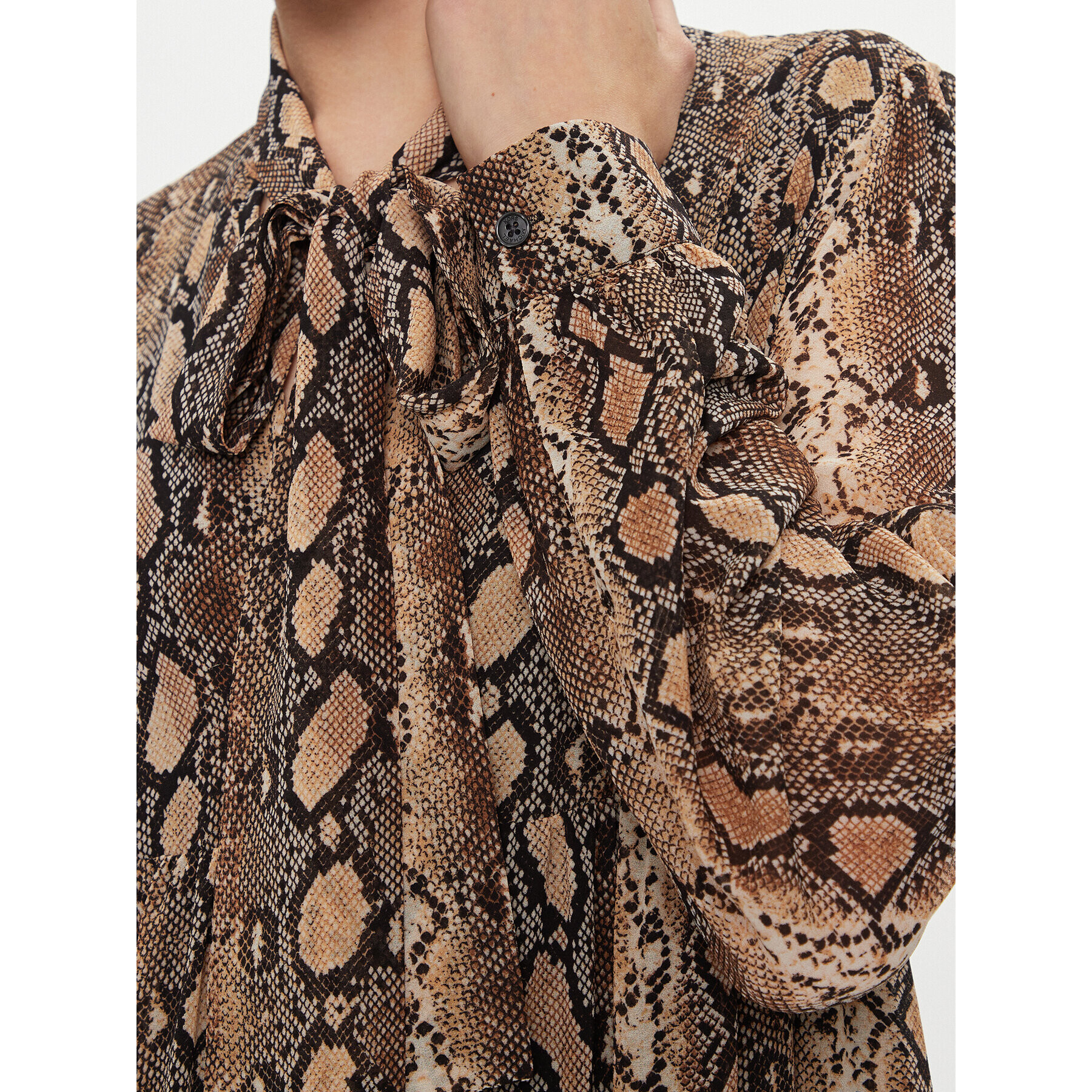 MICHAEL Michael Kors Рокля тип риза MH381VIBAY Кафяв Regular Fit - Pepit.bg