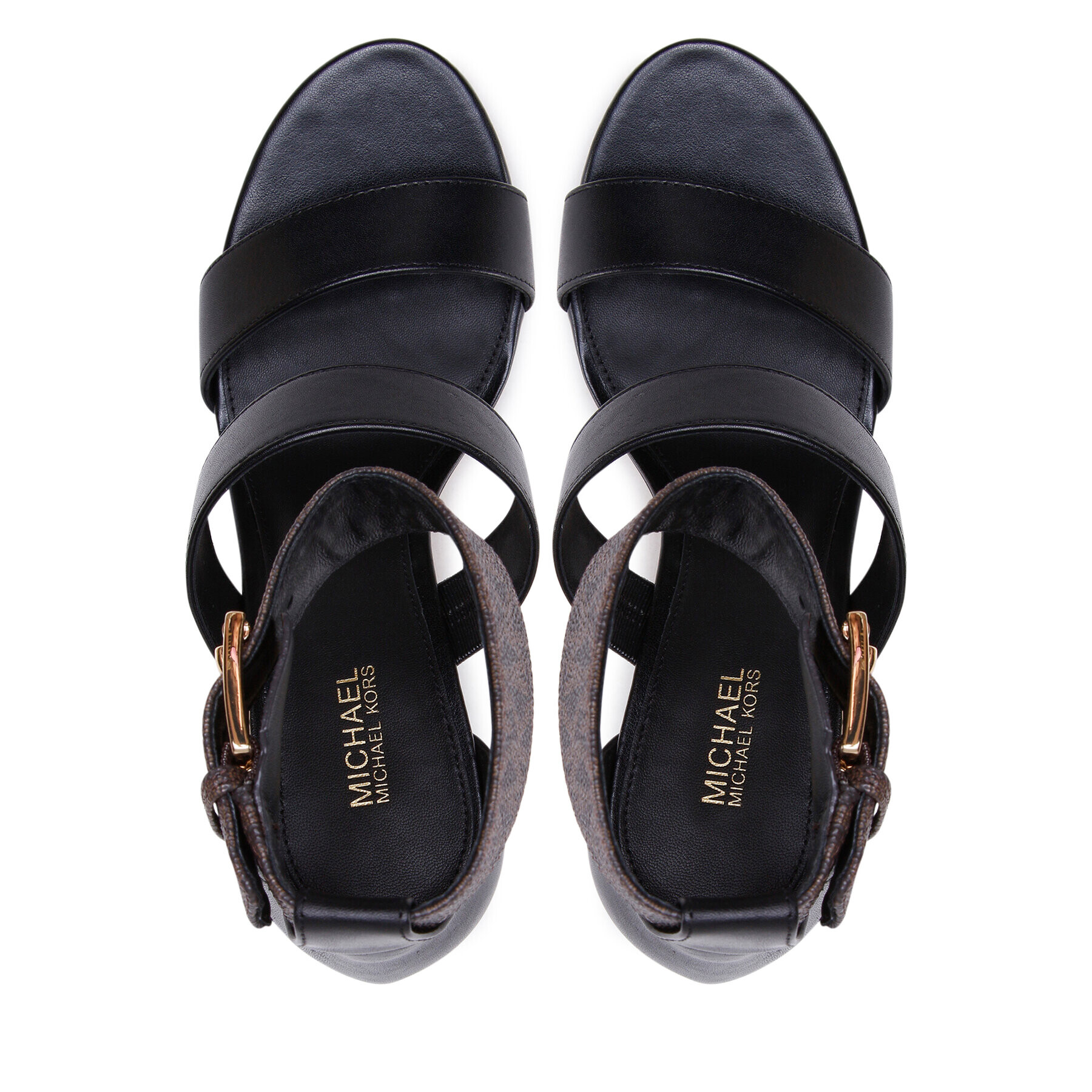 MICHAEL Michael Kors Сандали Amal Sandal 40F2AMHS3L Черен - Pepit.bg
