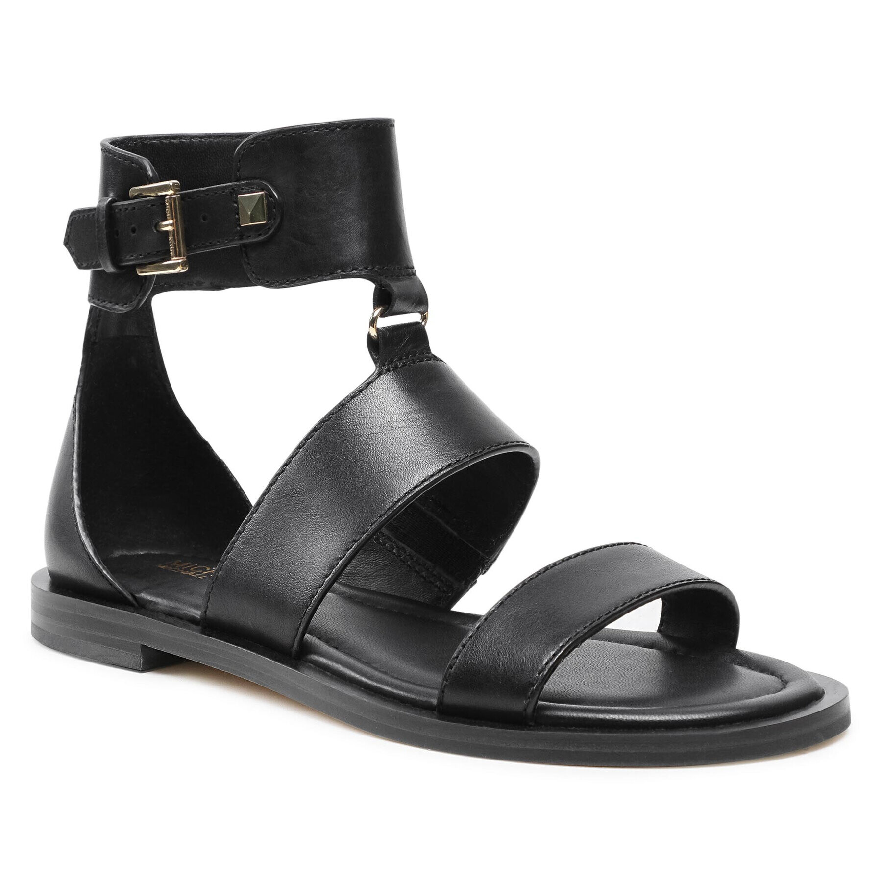 MICHAEL Michael Kors Сандали Amos Flat Sandal 40S1AMFA4L Черен - Pepit.bg