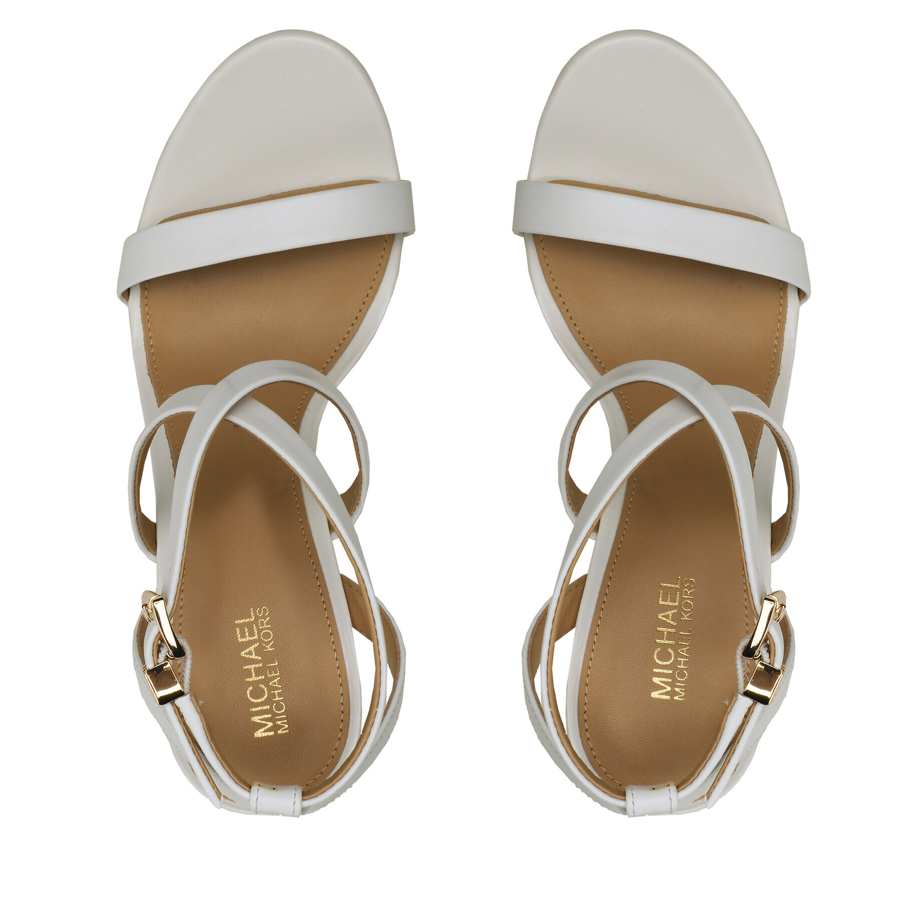 MICHAEL Michael Kors Сандали Asha Sandal 40S3ASHS1L Бял - Pepit.bg