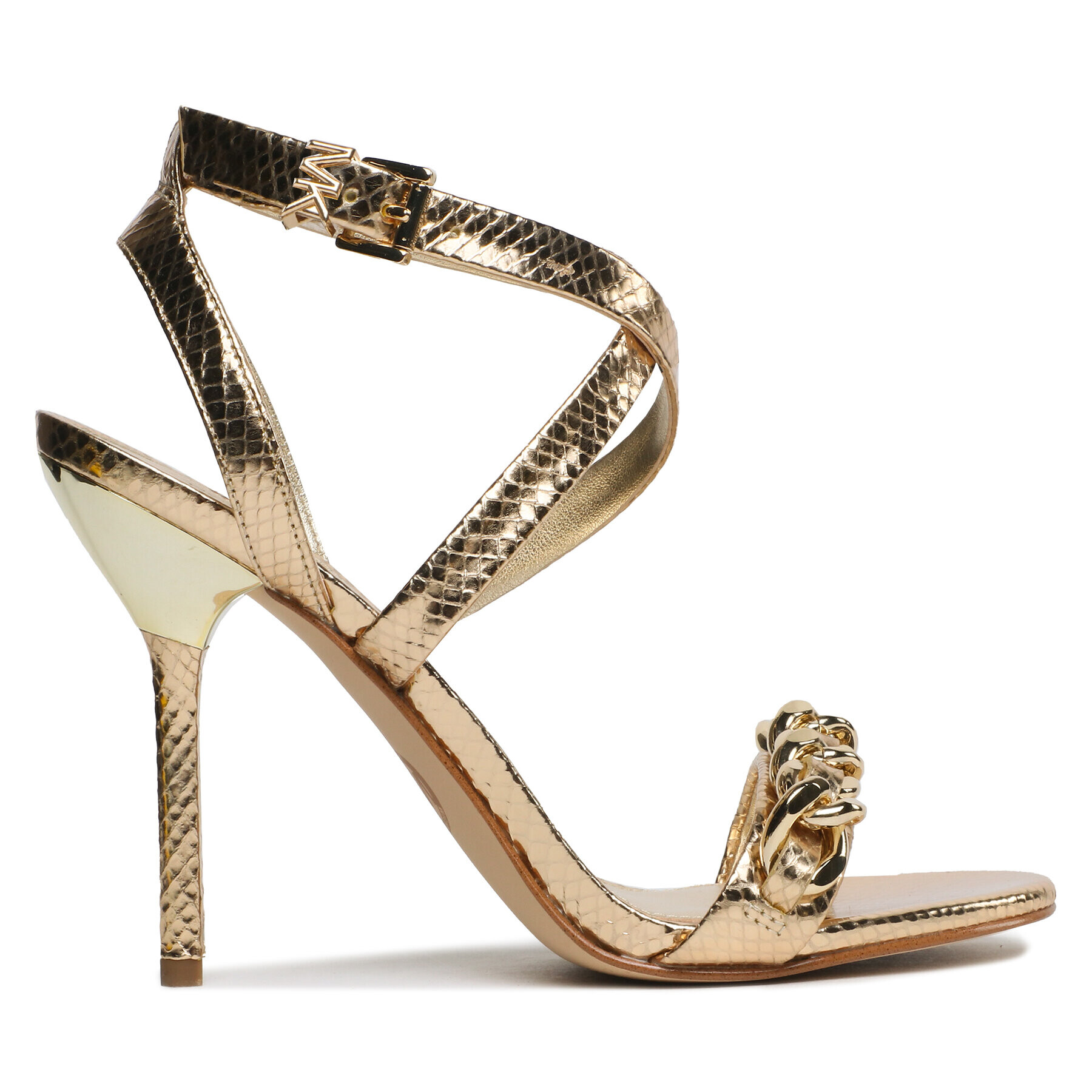 MICHAEL Michael Kors Сандали Asha Sandal 40S3ASHS2M Златист - Pepit.bg