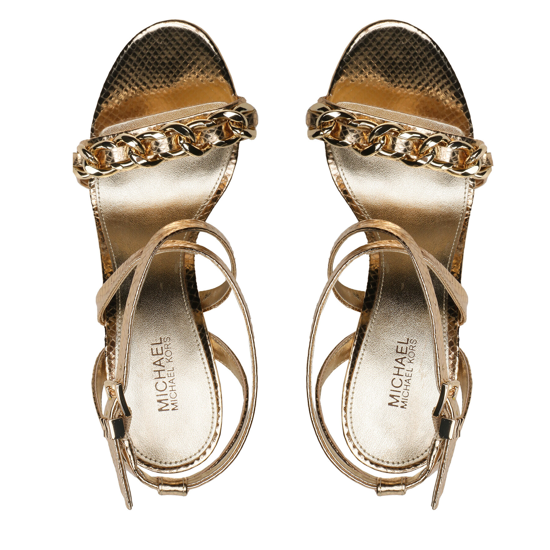 MICHAEL Michael Kors Сандали Asha Sandal 40S3ASHS2M Златист - Pepit.bg