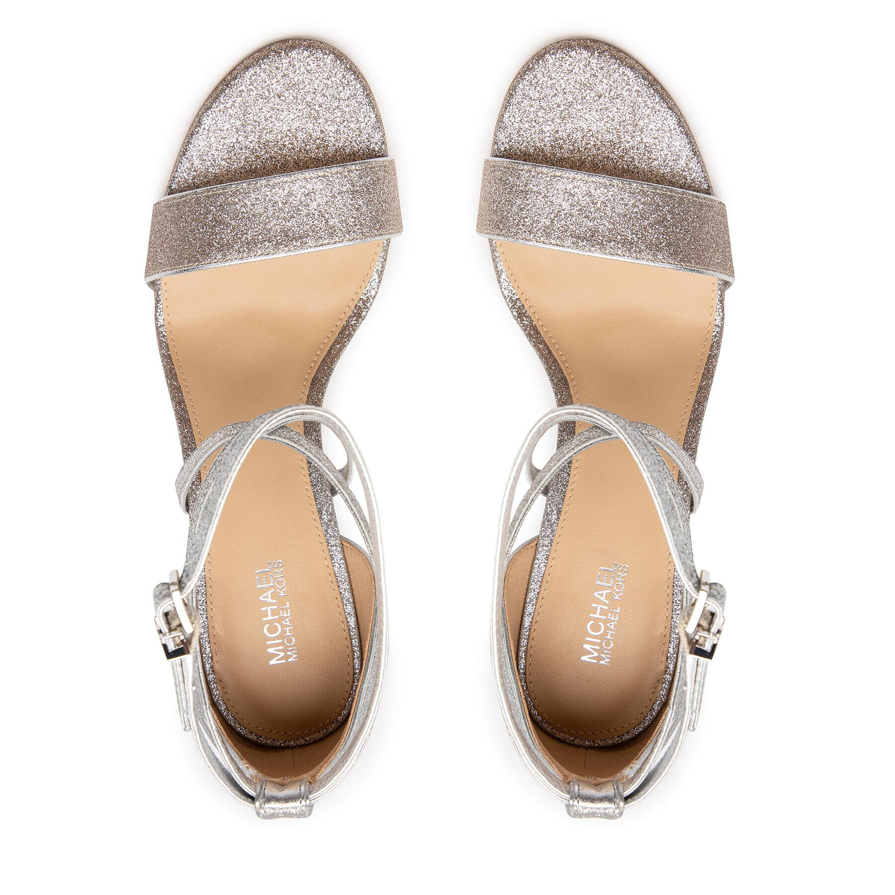 MICHAEL Michael Kors Сандали Astrid Sandal 40T2ATHS1D Сребрист - Pepit.bg