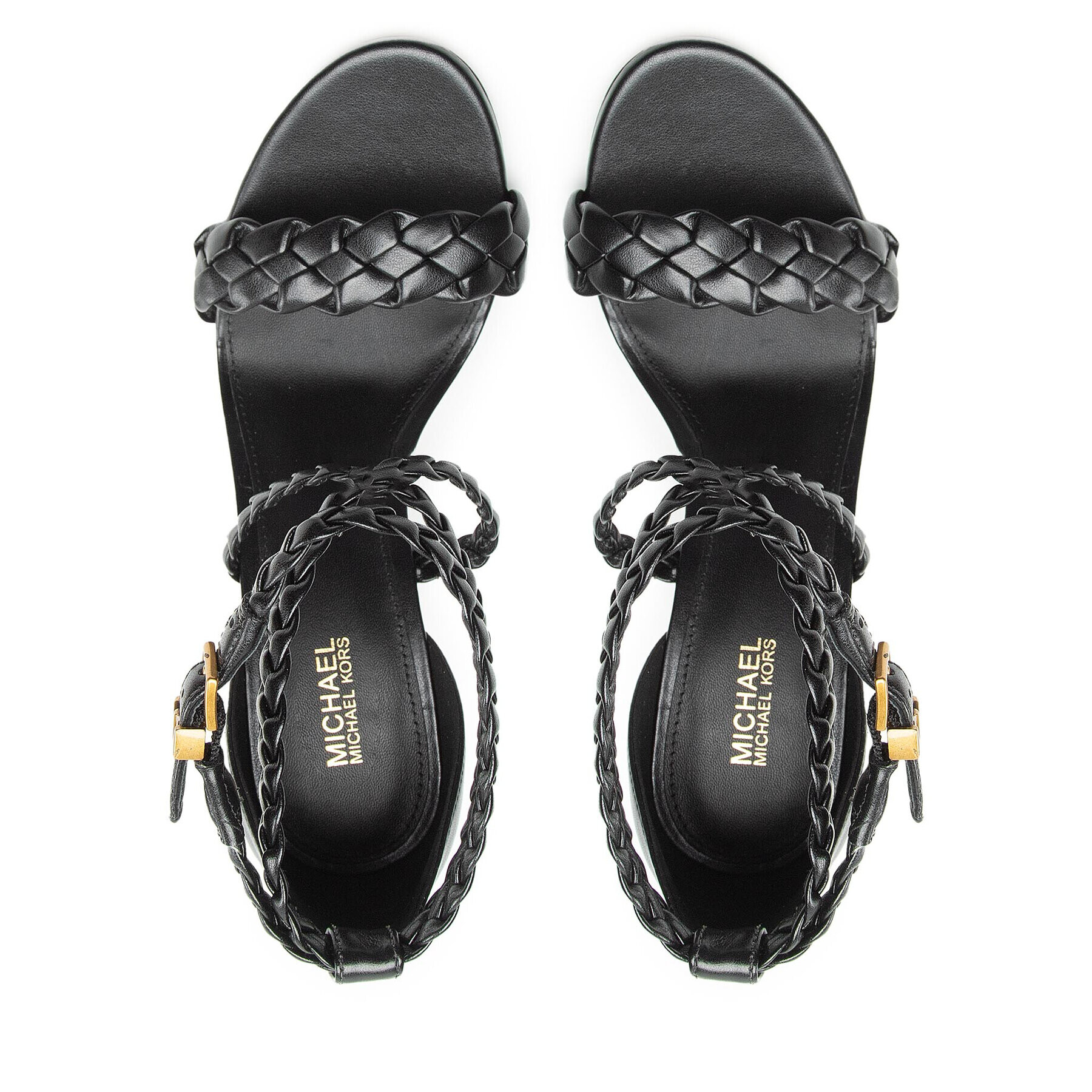 MICHAEL Michael Kors Сандали Astrid Wrapped Sandal 40T2ATHS1L Черен - Pepit.bg