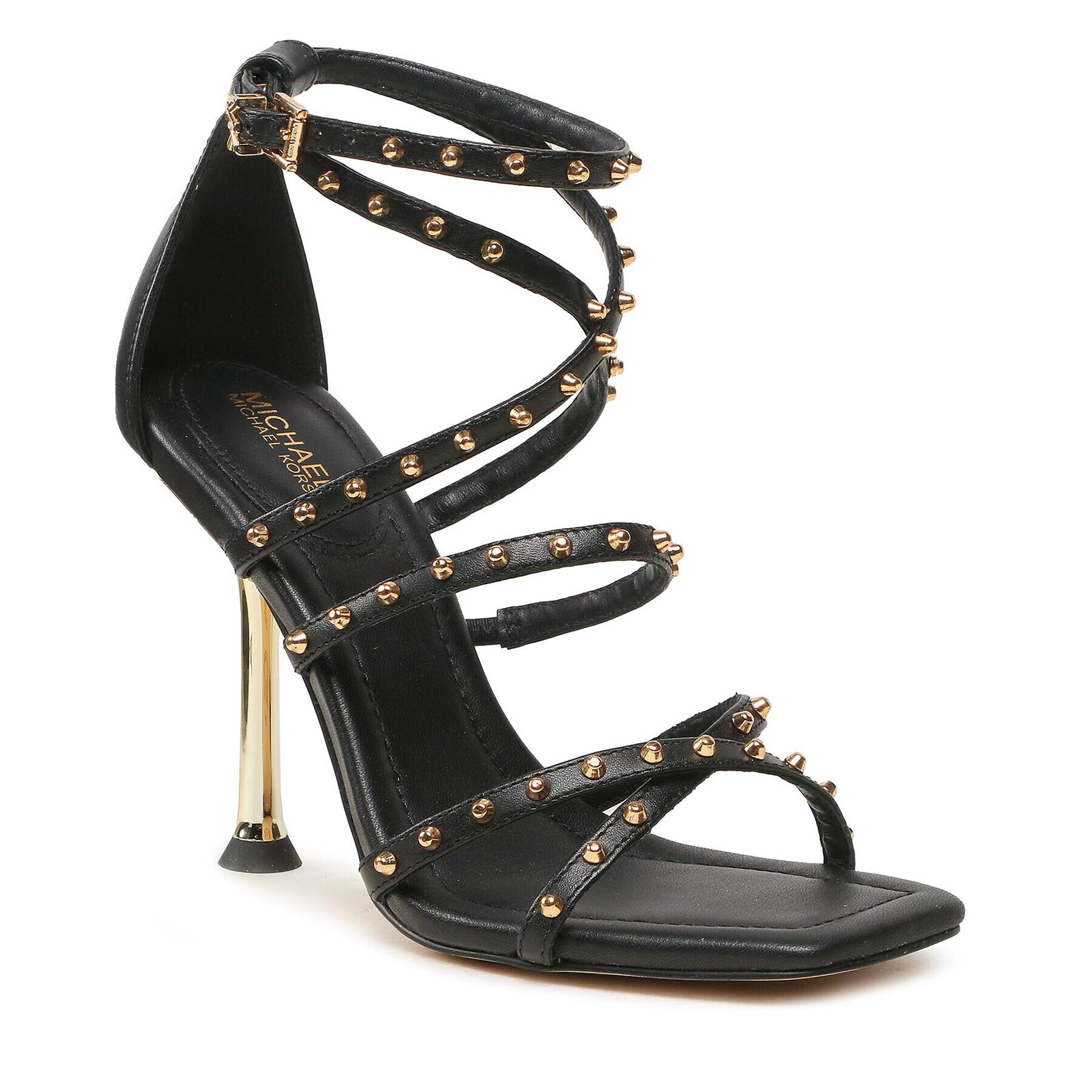 MICHAEL Michael Kors Сандали Imani Strappy Sandal 40F3IMHS1L Черен - Pepit.bg