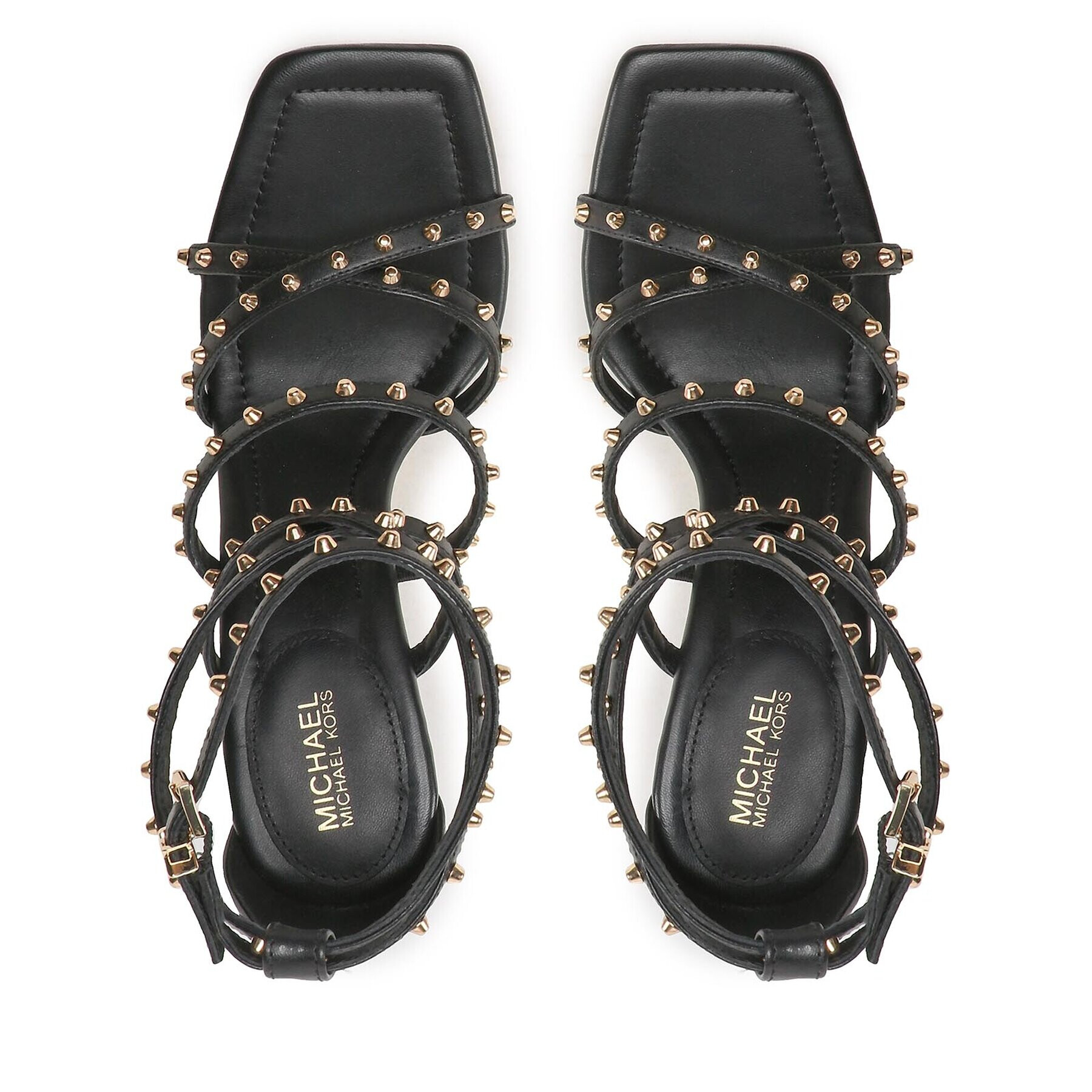 MICHAEL Michael Kors Сандали Imani Strappy Sandal 40F3IMHS1L Черен - Pepit.bg