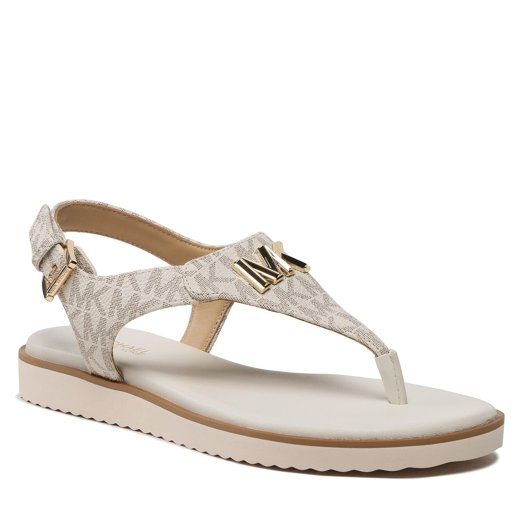 MICHAEL Michael Kors Сандали Jilly Flat Sandal 40S2JLFAAB Екрю - Pepit.bg