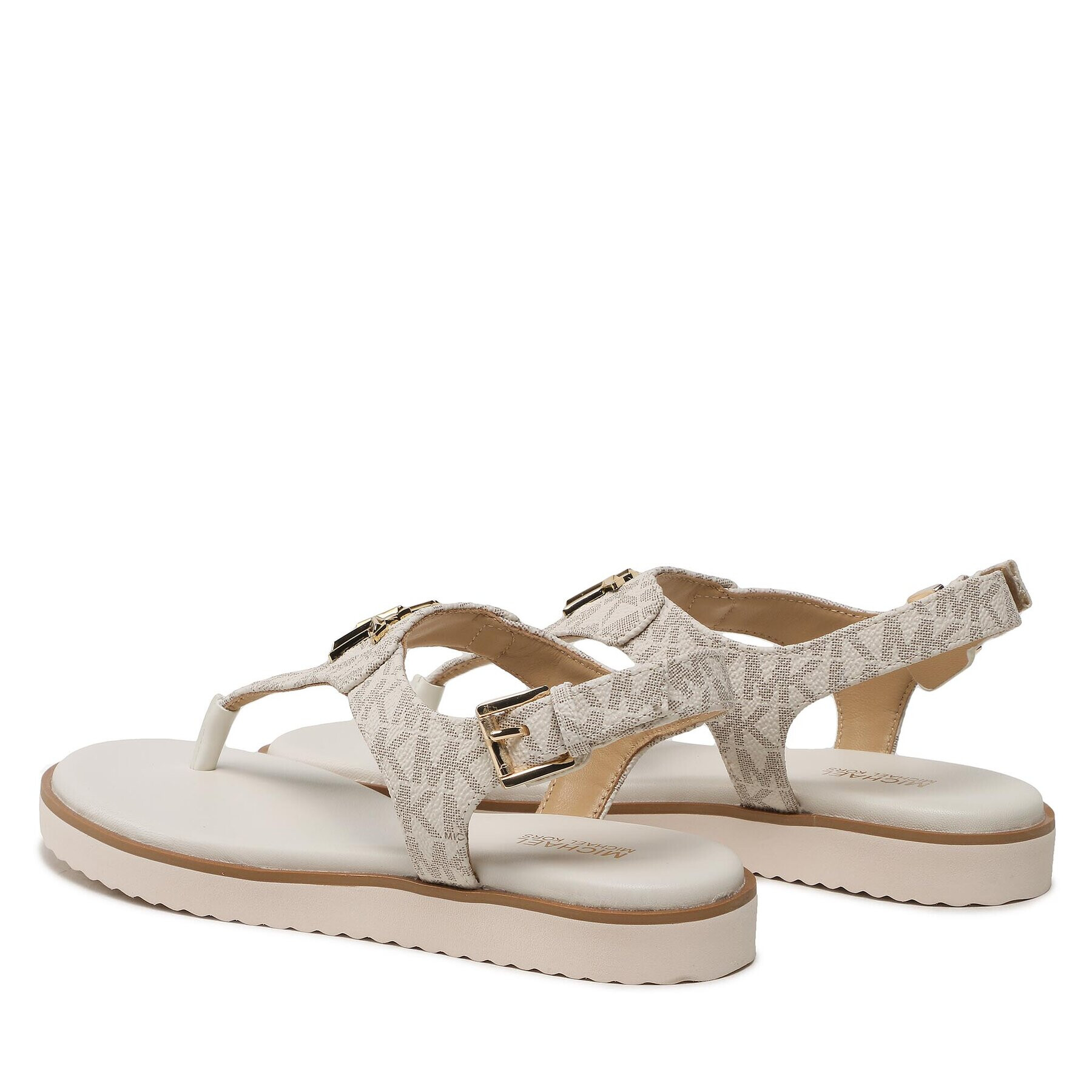 MICHAEL Michael Kors Сандали Jilly Flat Sandal 40S2JLFAAB Екрю - Pepit.bg