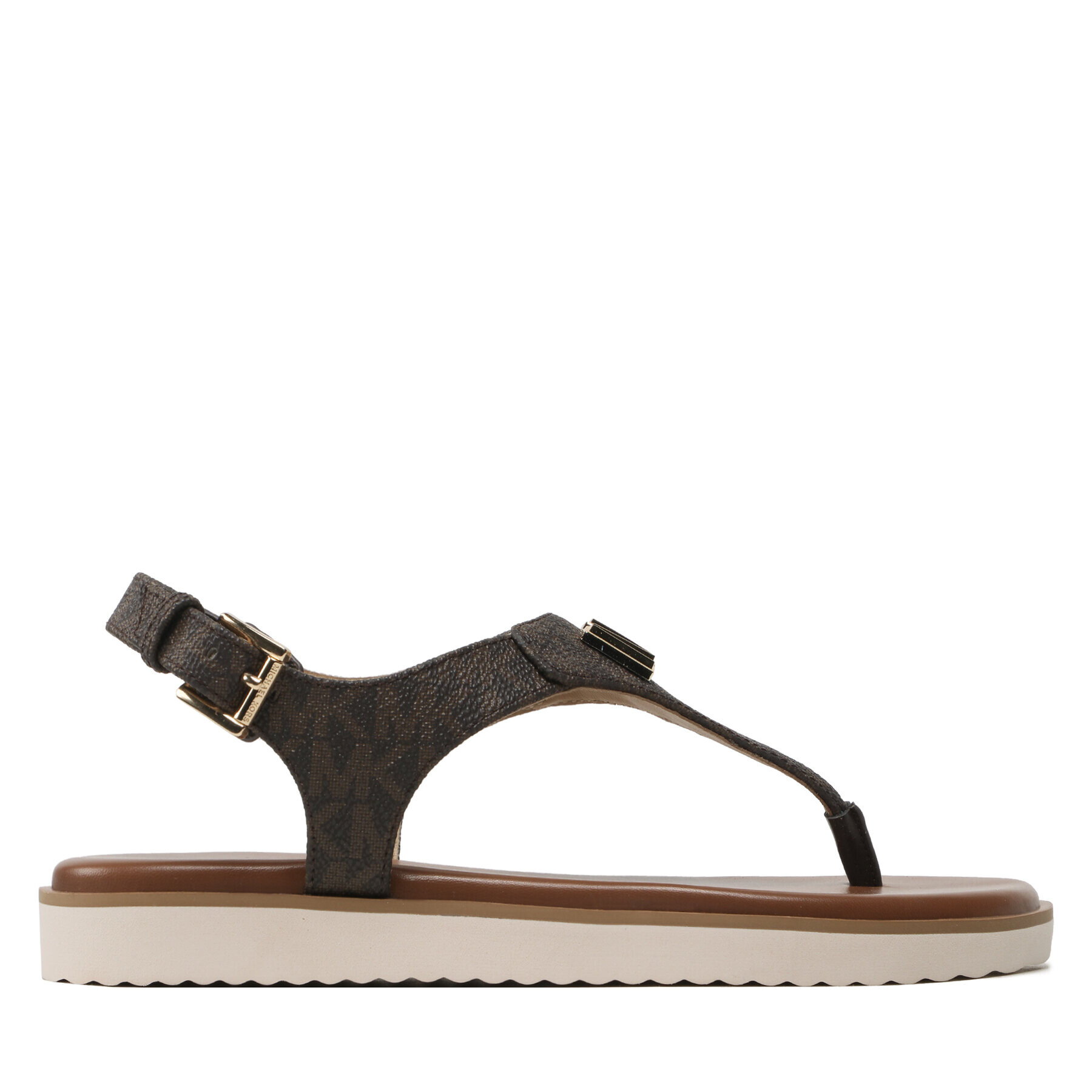 MICHAEL Michael Kors Сандали Jilly Flat Sandal 40S2JLFAAB Кафяв - Pepit.bg