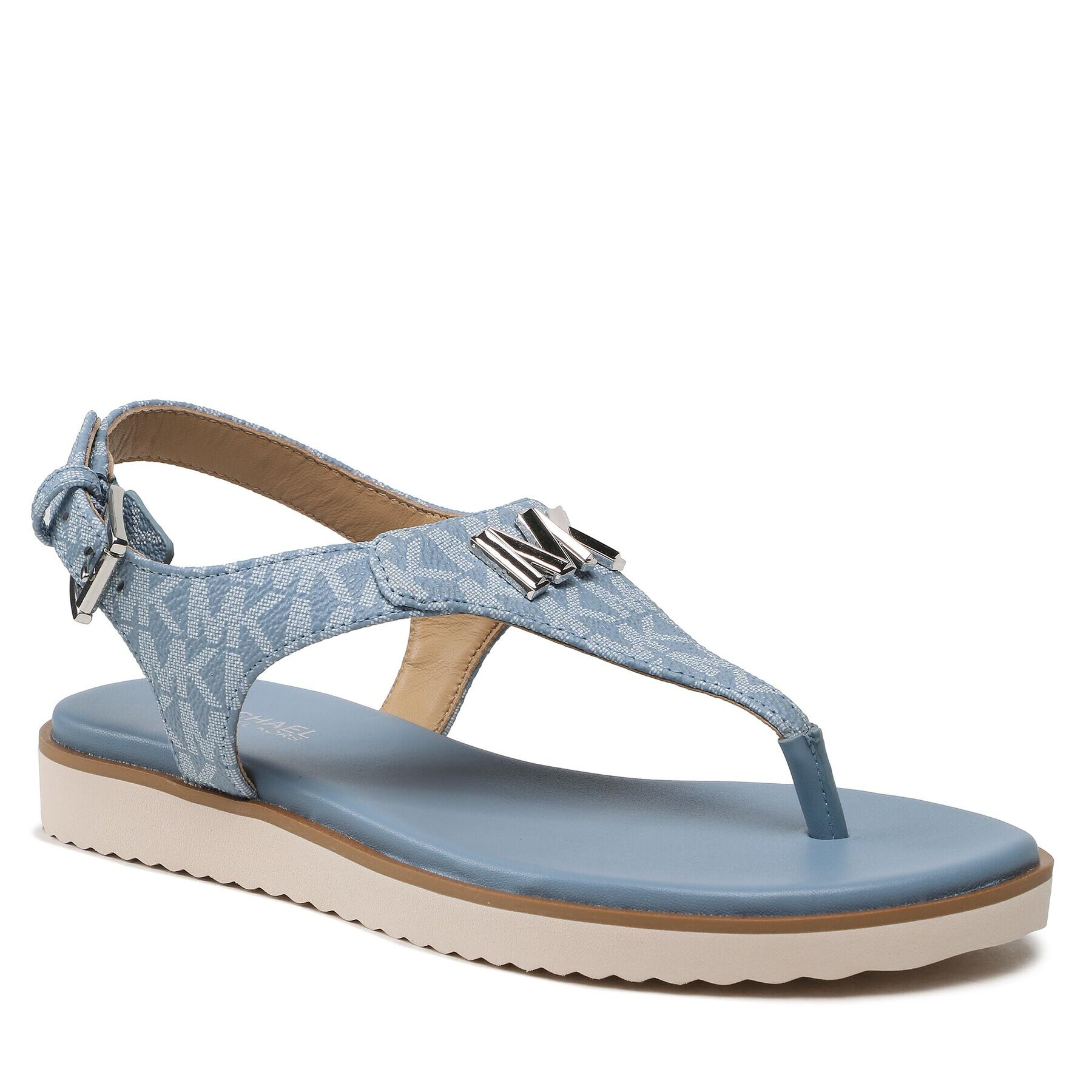 MICHAEL Michael Kors Сандали Jilly Flat Sandal 40S2JLFAAB Син - Pepit.bg