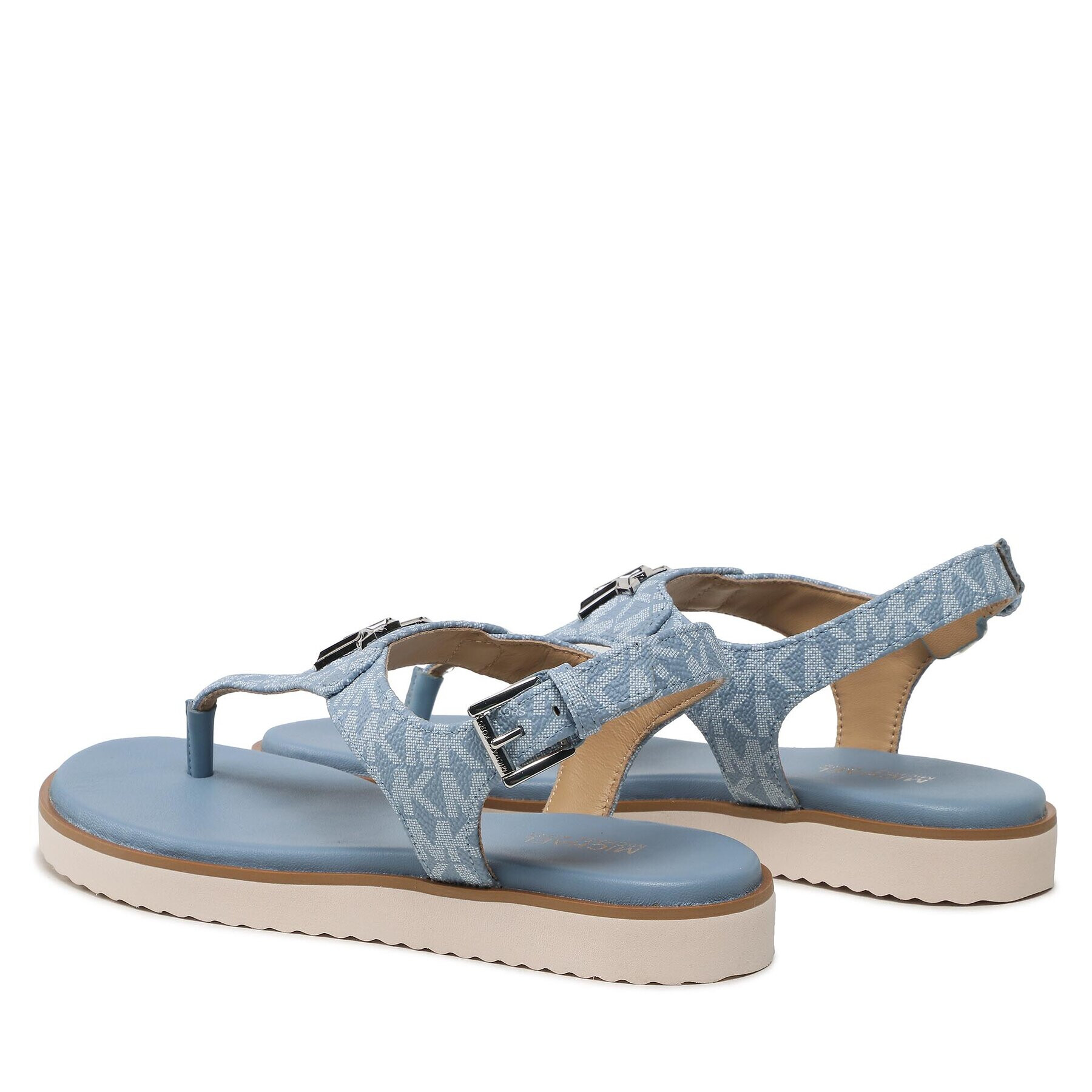 MICHAEL Michael Kors Сандали Jilly Flat Sandal 40S2JLFAAB Син - Pepit.bg