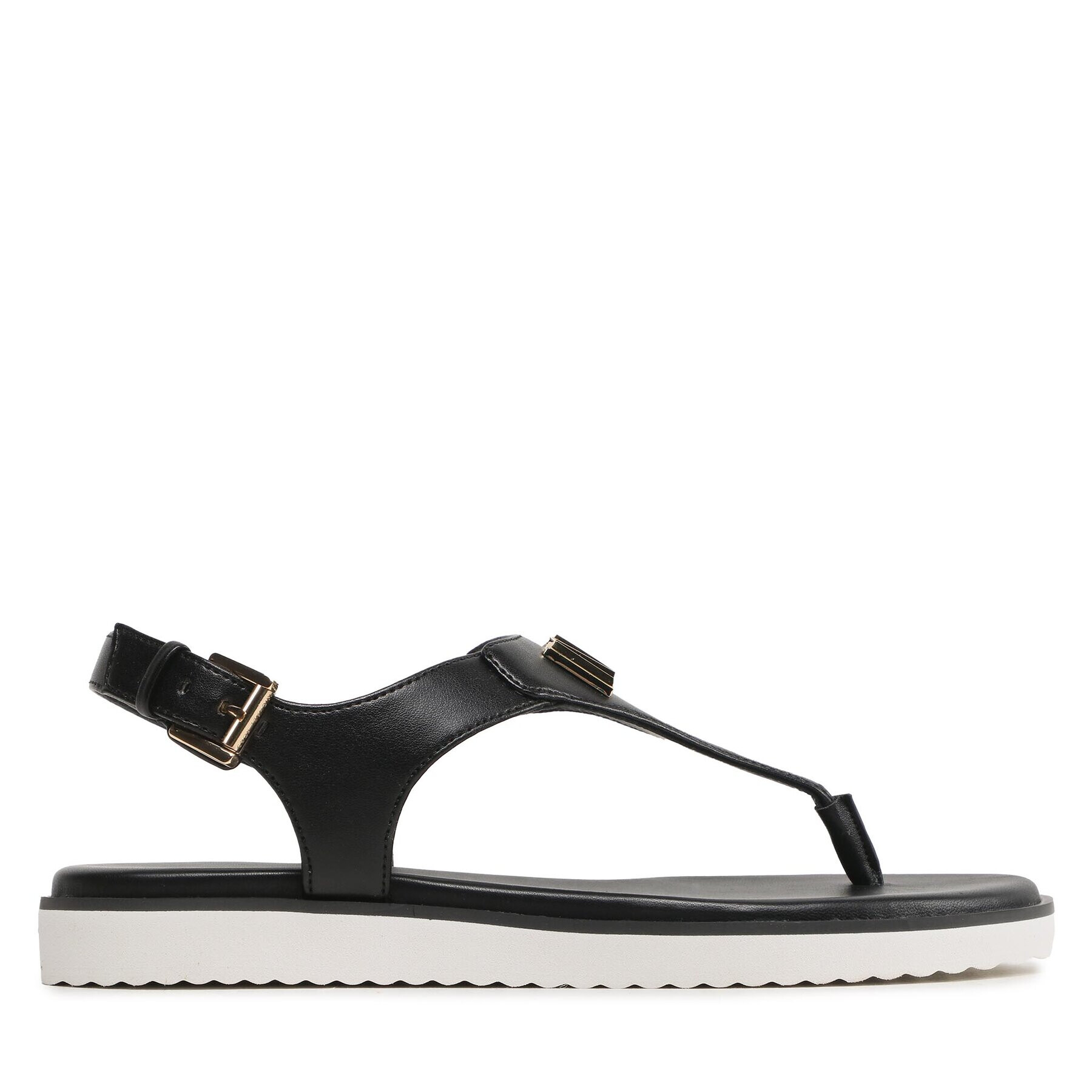 MICHAEL Michael Kors Сандали Jilly Flat Sandal 40S2JLFAAL Черен - Pepit.bg