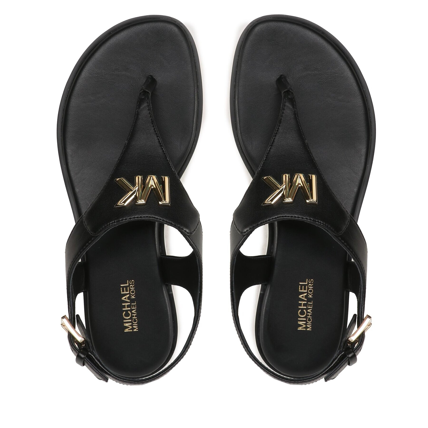 MICHAEL Michael Kors Сандали Jilly Flat Sandal 40S2JLFAAL Черен - Pepit.bg