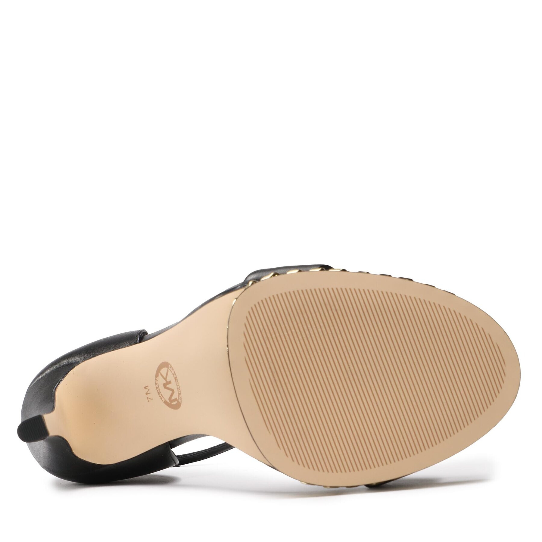 MICHAEL Michael Kors Сандали Jordyn Chain Platform 40F3JOHS2L Черен - Pepit.bg