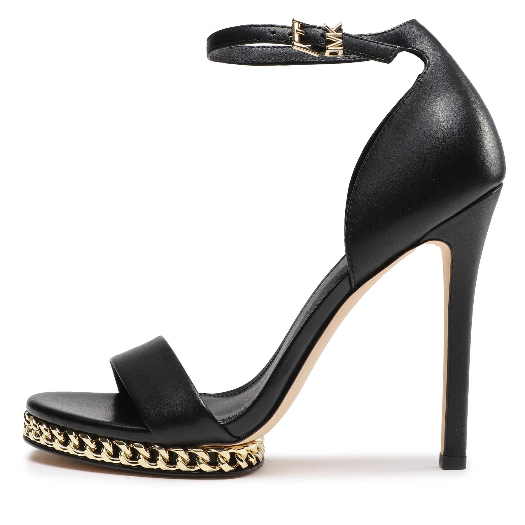 MICHAEL Michael Kors Сандали Jordyn Chain Platform 40F3JOHS2L Черен - Pepit.bg
