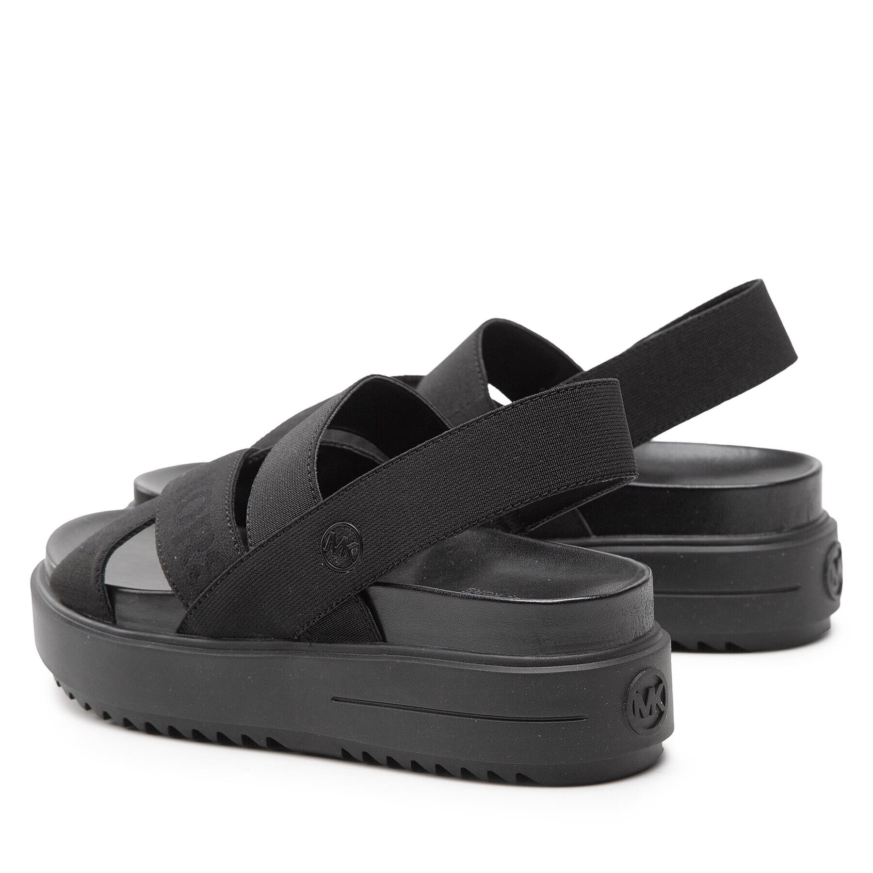 MICHAEL Michael Kors Сандали Larson Strap Sandal 43T2LSFA2D Черен - Pepit.bg