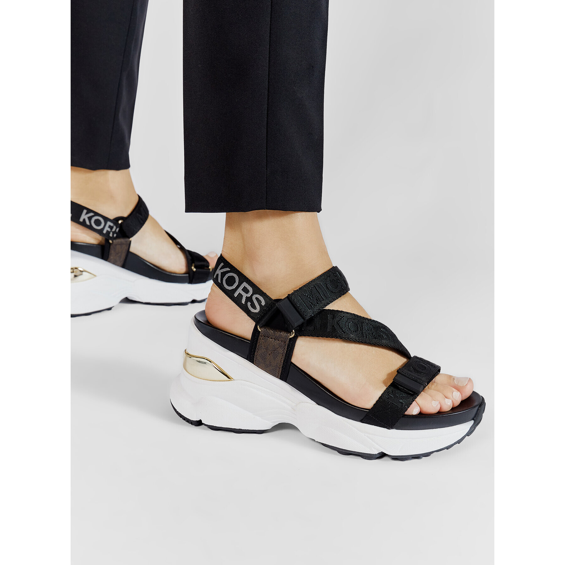 MICHAEL Michael Kors Сандали Maddox Sandal 43R2MXFS1D Черен - Pepit.bg