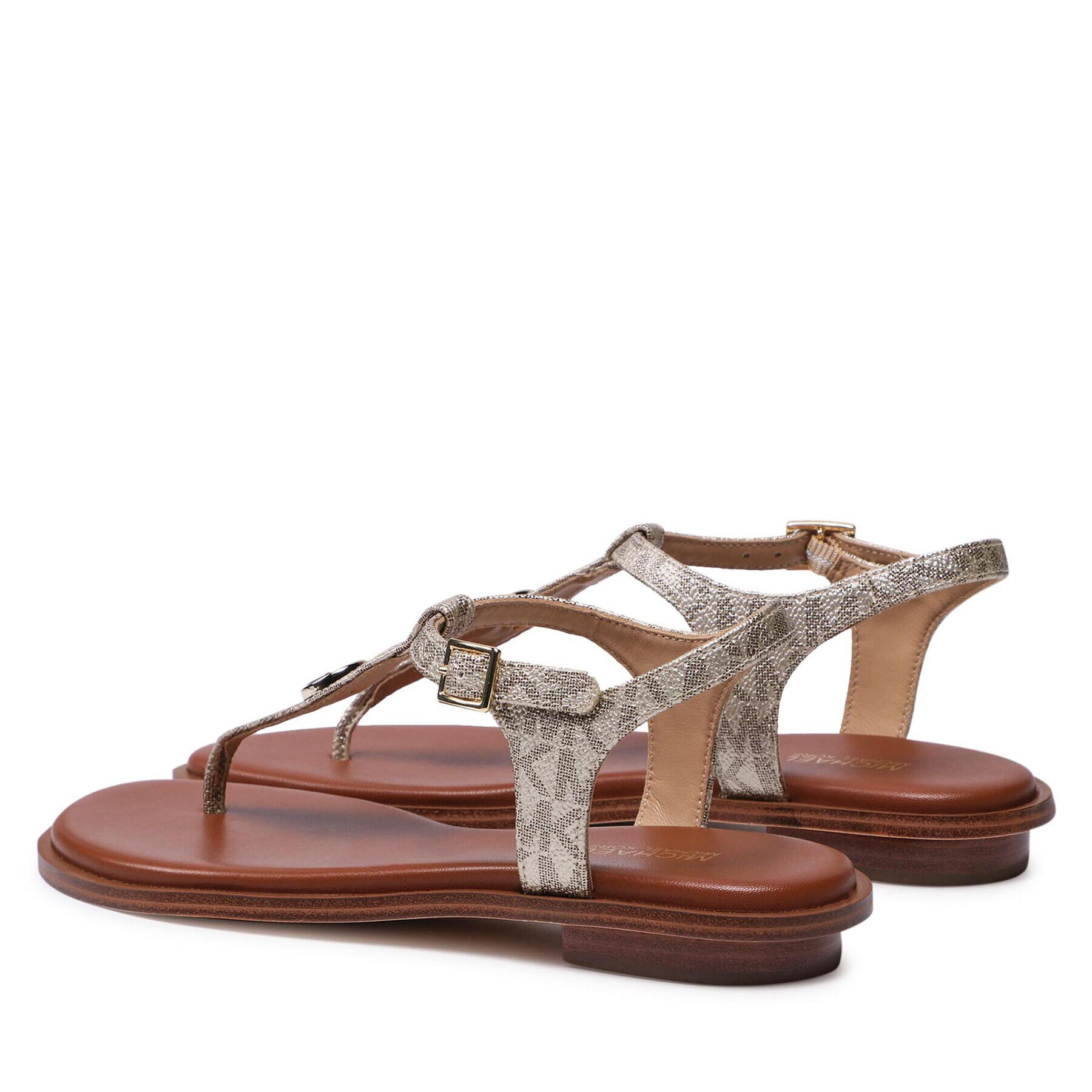 MICHAEL Michael Kors Сандали Mallory Thong 40T1MAFA3B Златист - Pepit.bg