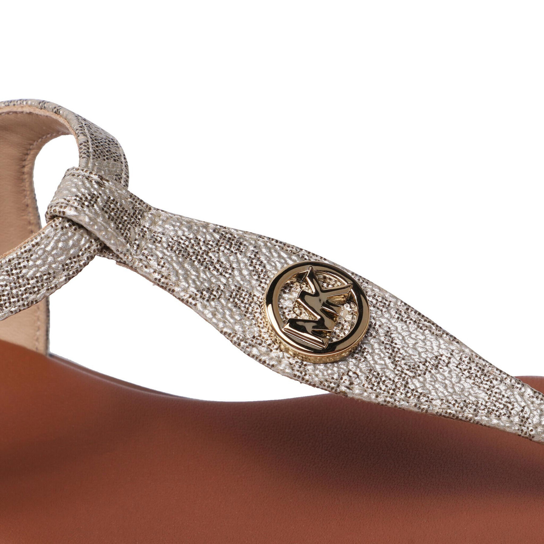 MICHAEL Michael Kors Сандали Mallory Thong 40T1MAFA3B Златист - Pepit.bg