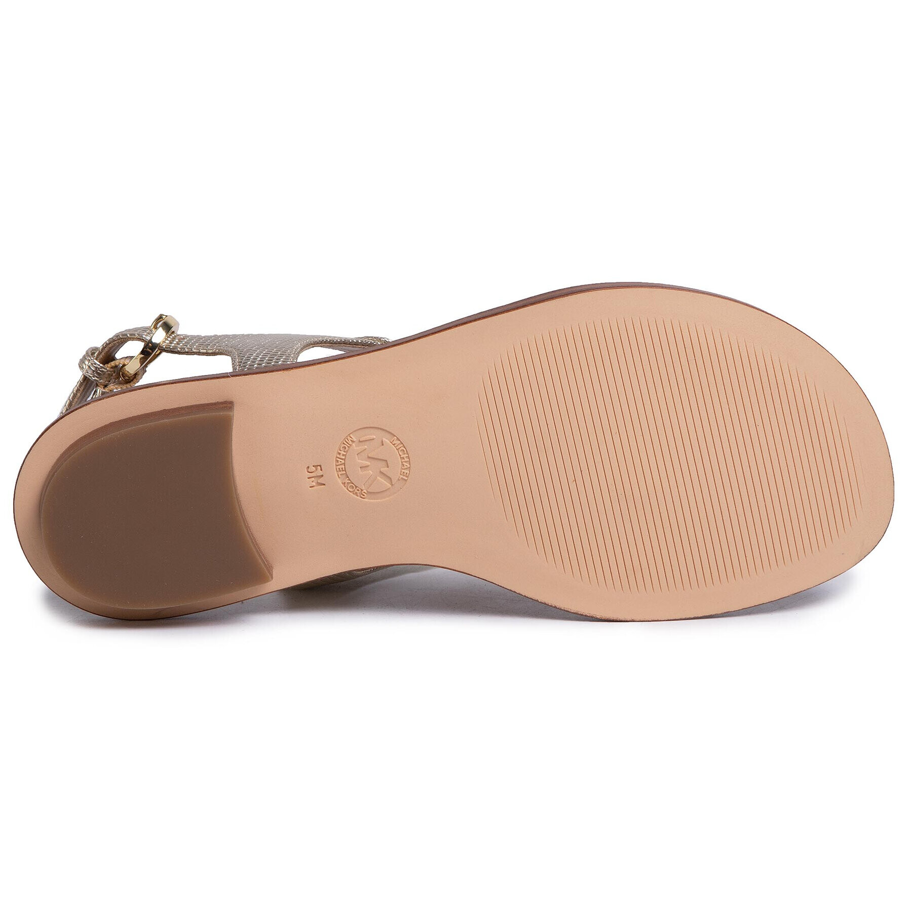 MICHAEL Michael Kors Сандали Mk Plate Thong 40R4MKFA1M Златист - Pepit.bg