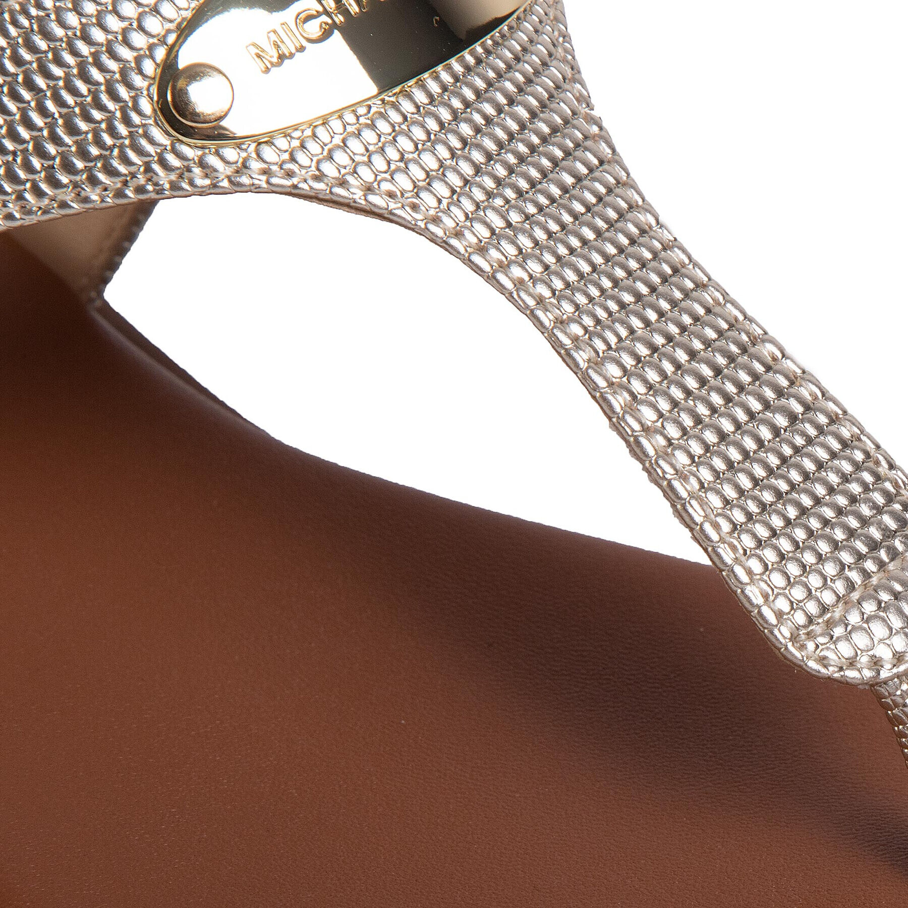 MICHAEL Michael Kors Сандали Mk Plate Thong 40R4MKFA1M Златист - Pepit.bg