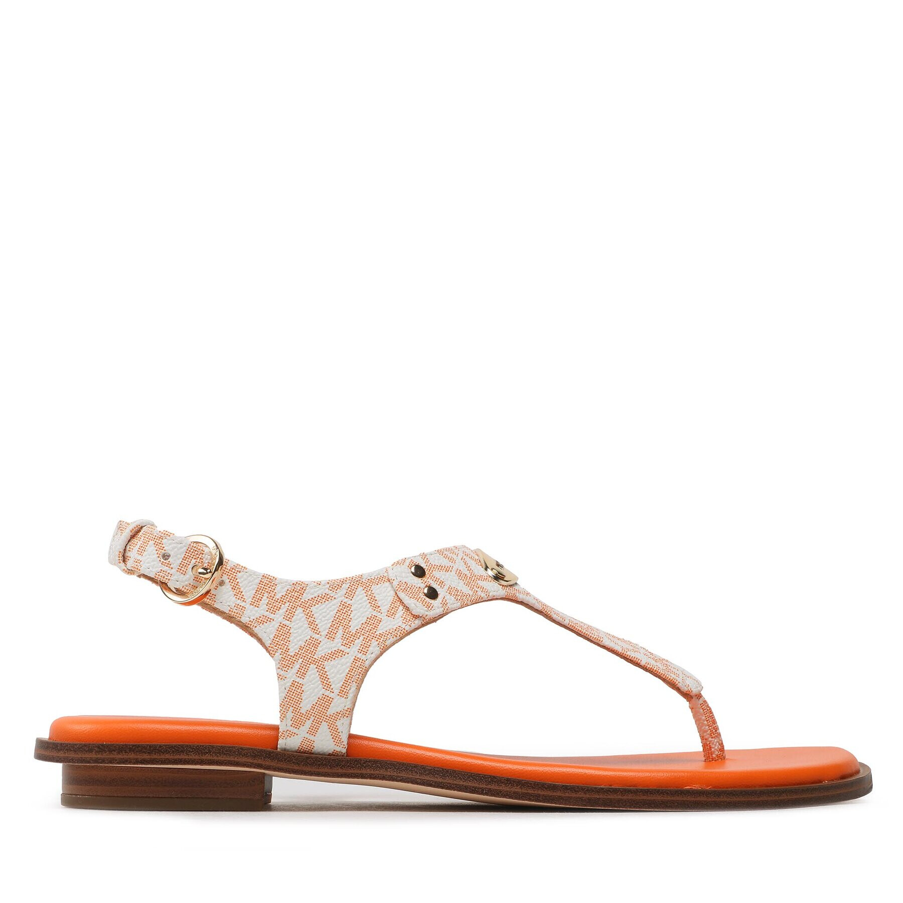 MICHAEL Michael Kors Сандали Mk Plate Thong 40R5MKFA1B Бял - Pepit.bg