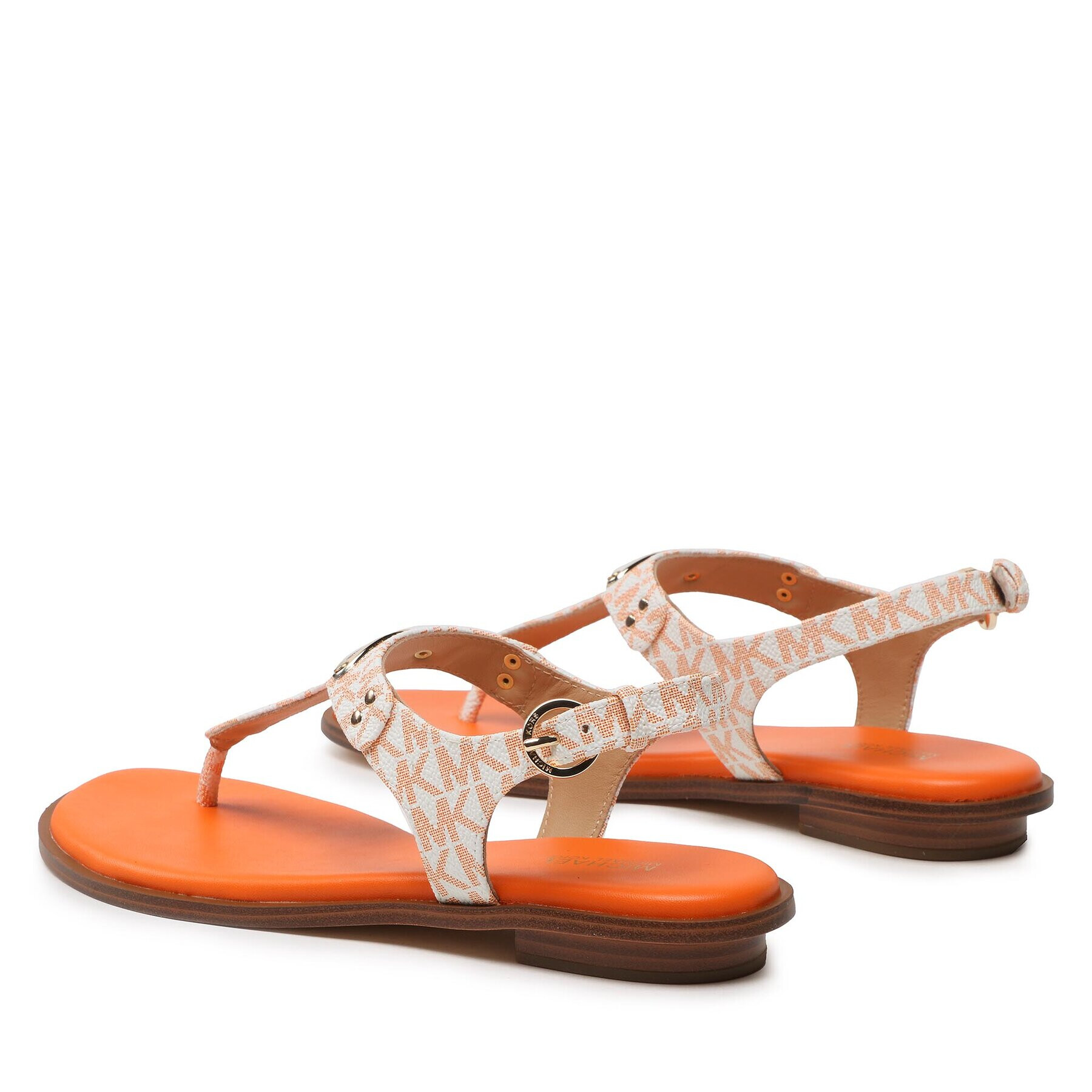 MICHAEL Michael Kors Сандали Mk Plate Thong 40R5MKFA1B Бял - Pepit.bg