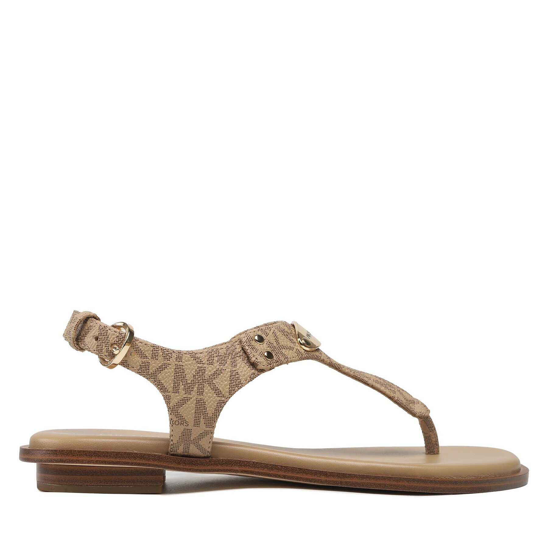 MICHAEL Michael Kors Сандали Mk Plate Thong 40R5MKFA1B Кафяв - Pepit.bg