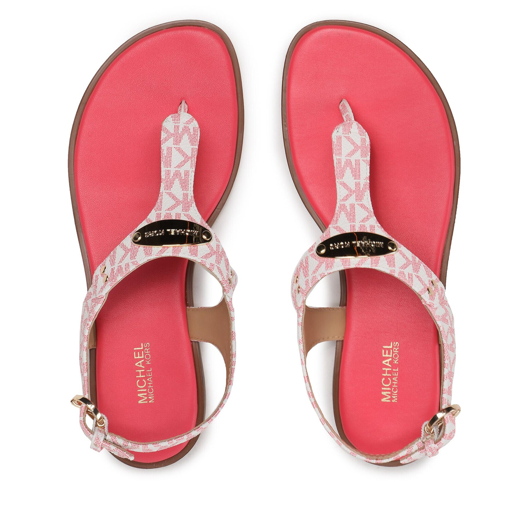 MICHAEL Michael Kors Сандали Mk Plate Thong 40R5MKFA1B Розов - Pepit.bg