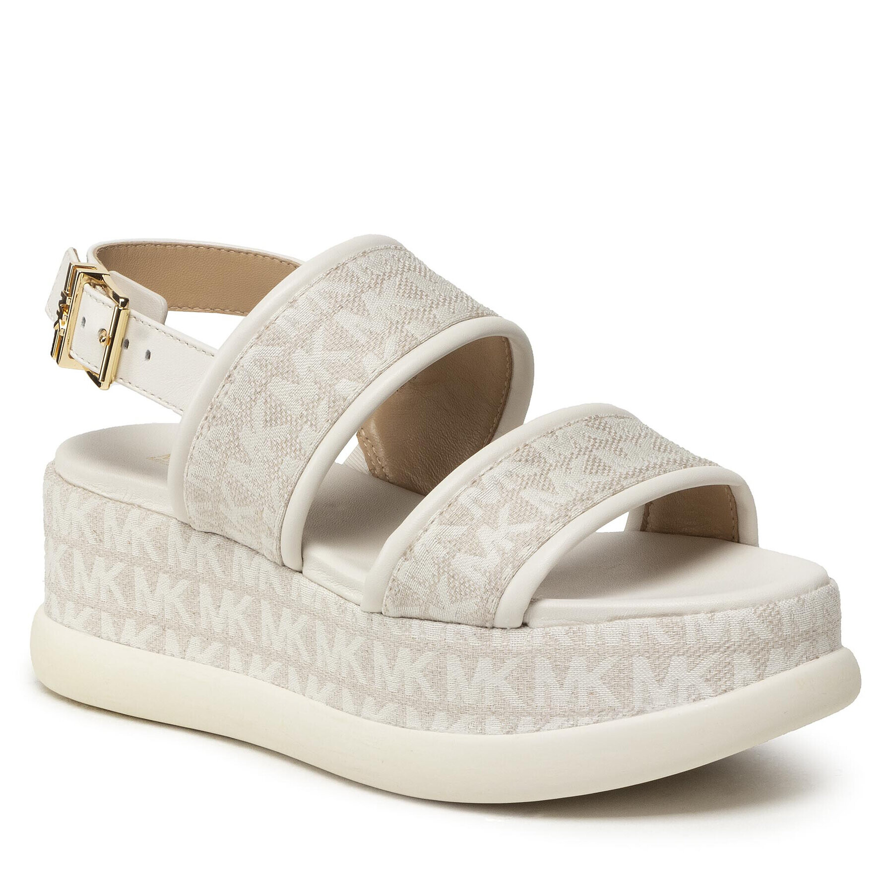 MICHAEL Michael Kors Сандали Presley Platform Sandal 40S2PRFA1Y Бял - Pepit.bg