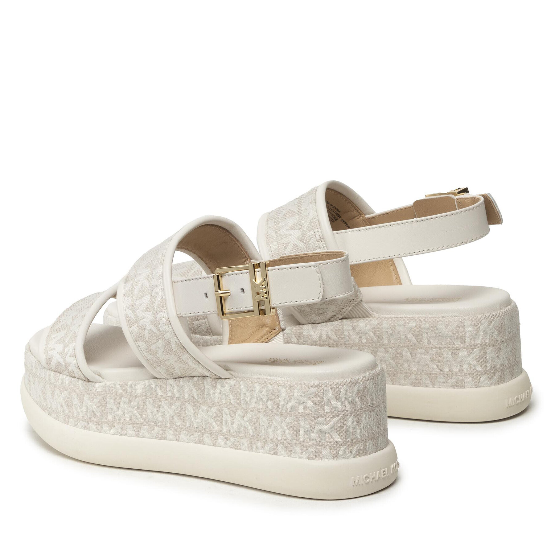 MICHAEL Michael Kors Сандали Presley Platform Sandal 40S2PRFA1Y Бял - Pepit.bg