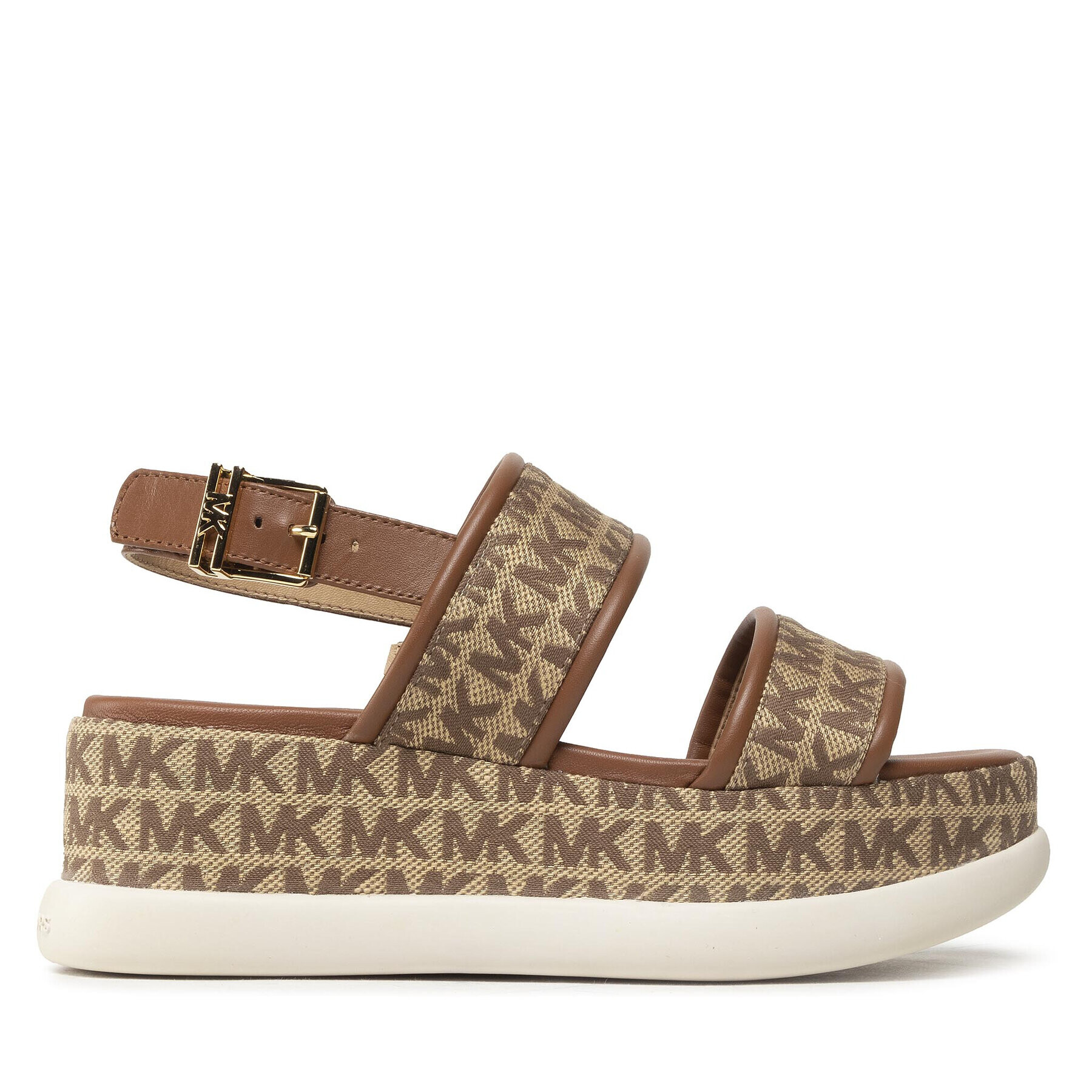 MICHAEL Michael Kors Сандали Presley Platform Sandal 40S2PRFA1Y Кафяв - Pepit.bg