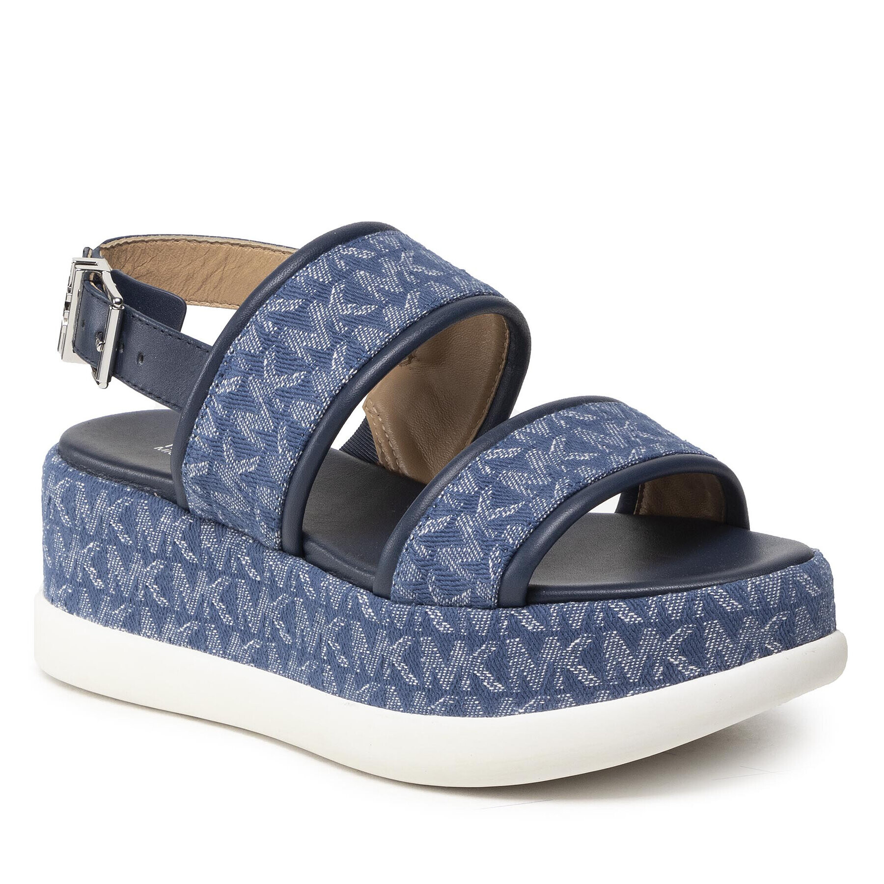 MICHAEL Michael Kors Сандали Presley Platform Sandal 40S2PRFA1Y Тъмносин - Pepit.bg