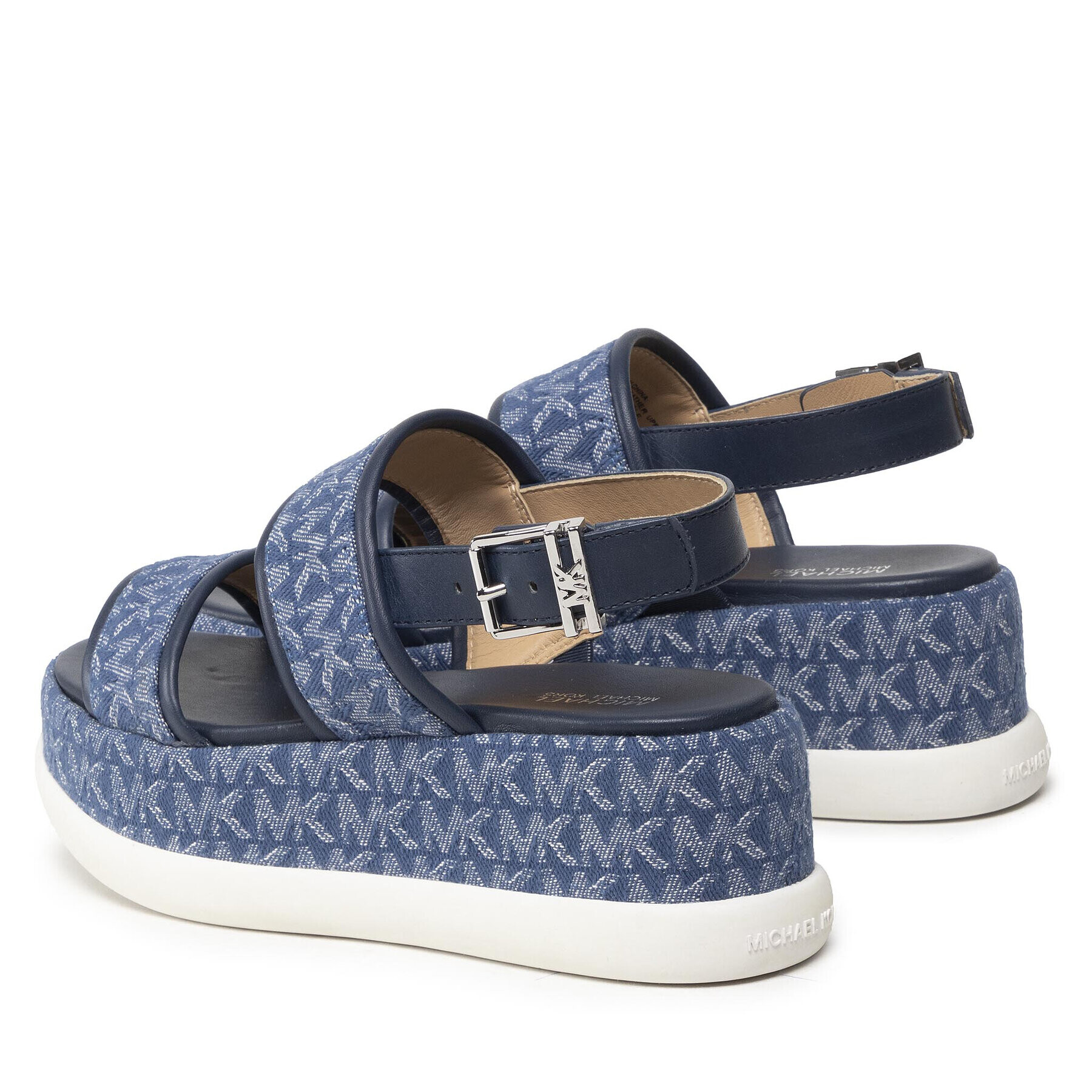 MICHAEL Michael Kors Сандали Presley Platform Sandal 40S2PRFA1Y Тъмносин - Pepit.bg