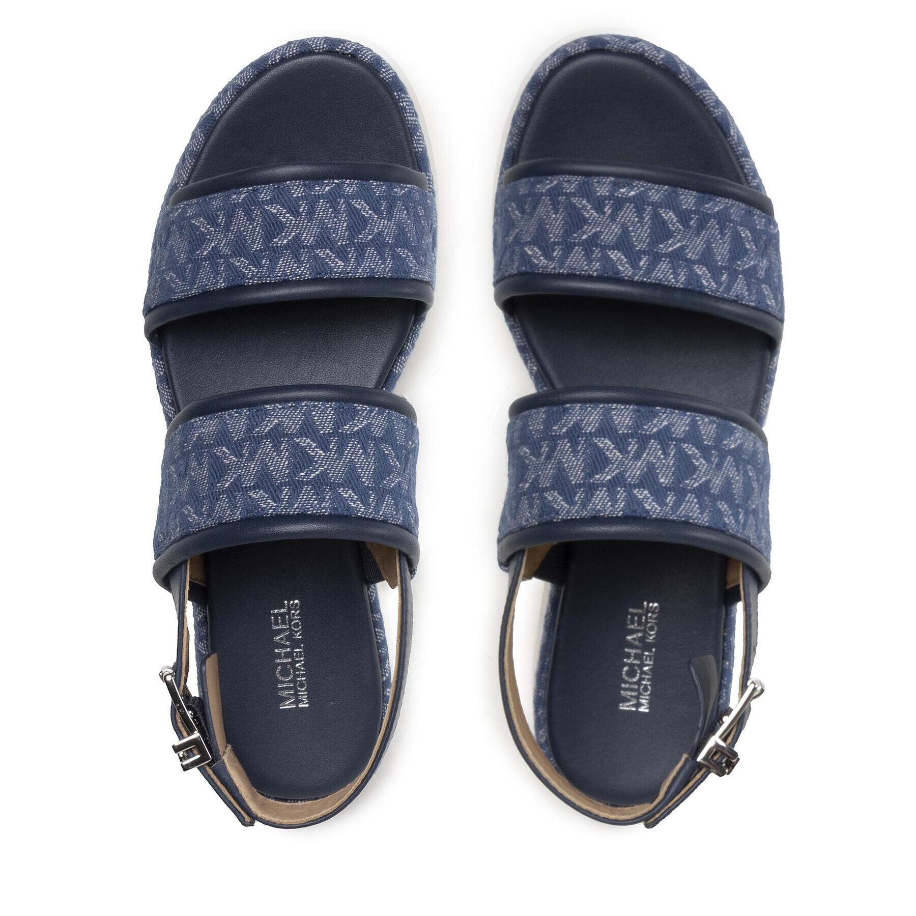 MICHAEL Michael Kors Сандали Presley Platform Sandal 40S2PRFA1Y Тъмносин - Pepit.bg