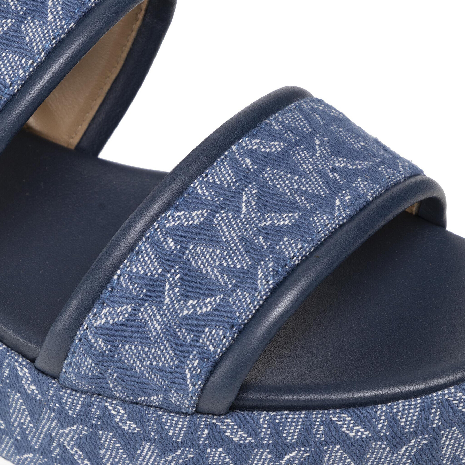 MICHAEL Michael Kors Сандали Presley Platform Sandal 40S2PRFA1Y Тъмносин - Pepit.bg