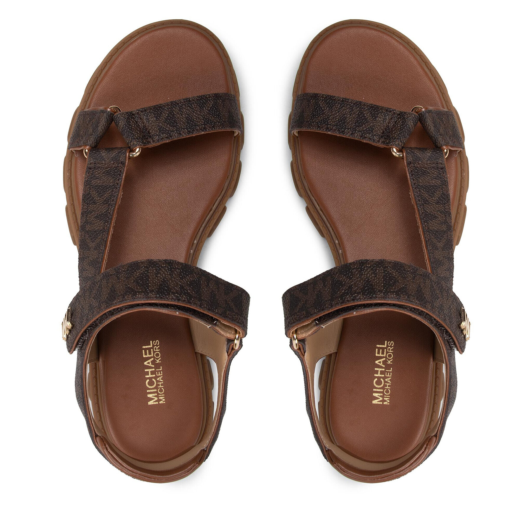 MICHAEL Michael Kors Сандали Ridley Sandal 40F1RIFA1B Кафяв - Pepit.bg