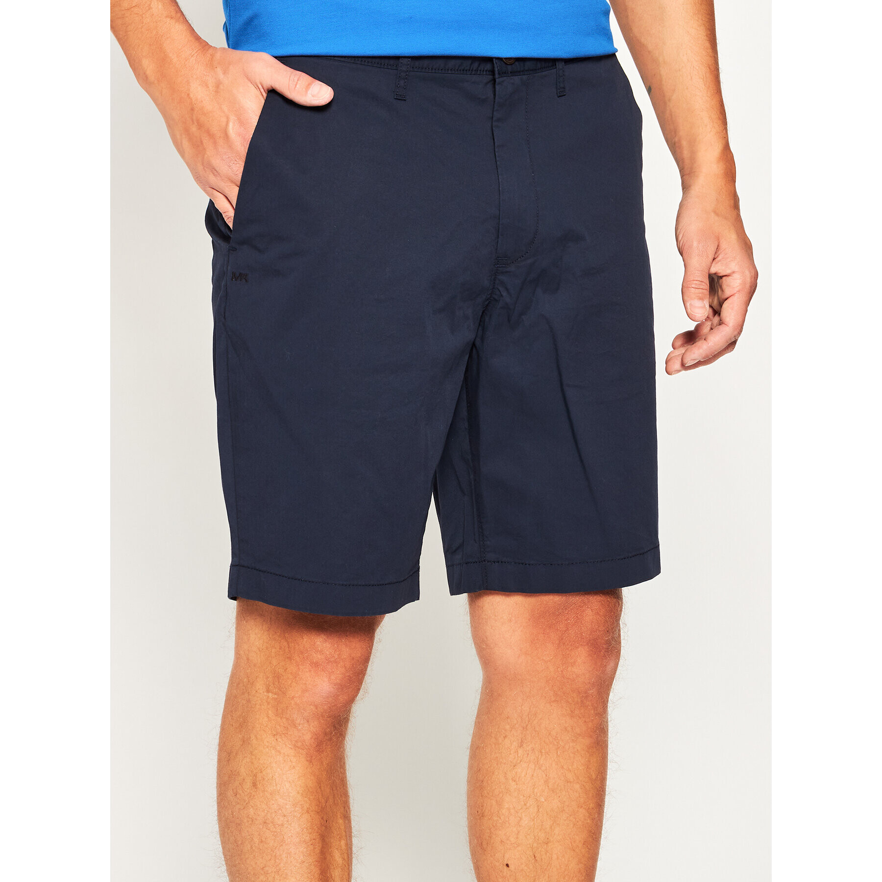 MICHAEL Michael Kors Шорти от плат Washed Stretch CS03CSK4JJ Тъмносин Regular Fit - Pepit.bg